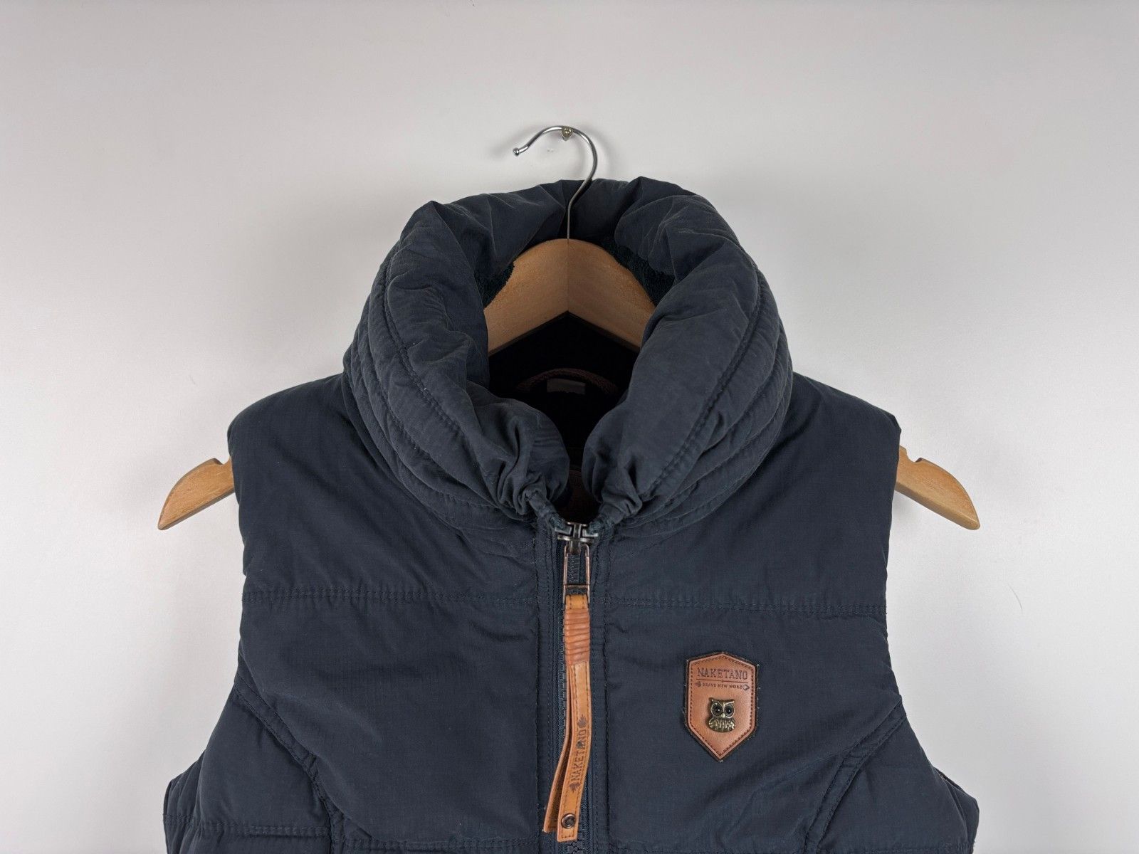 Naketano Naketano Vest Full Zip Insulated Fleece Jacket Blue Size S Size S / US 4 / IT 40 - 2 Thumbnail