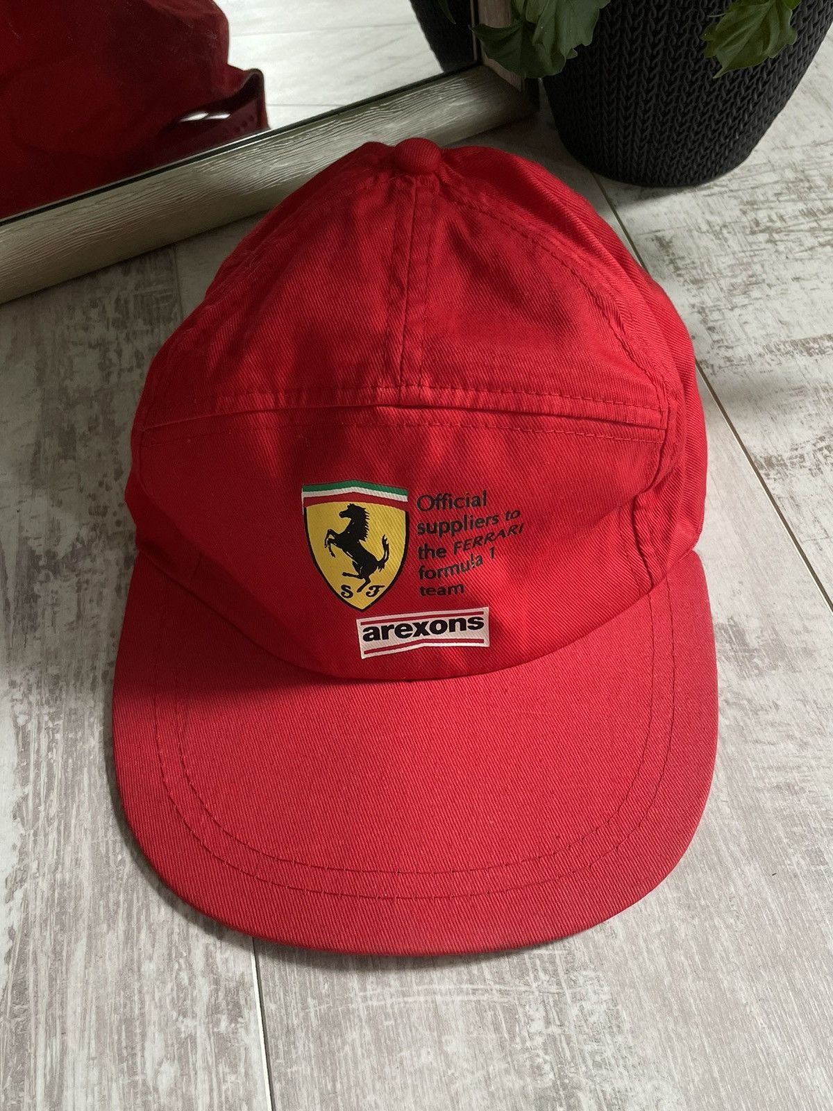 Ferrari × Formula 1 × Vintage Vintage Ferrari Formula 1 🏎️ Hat Arexons Niki Lauda 1976 RARE Size ONE SIZE - 2 Thumbnail