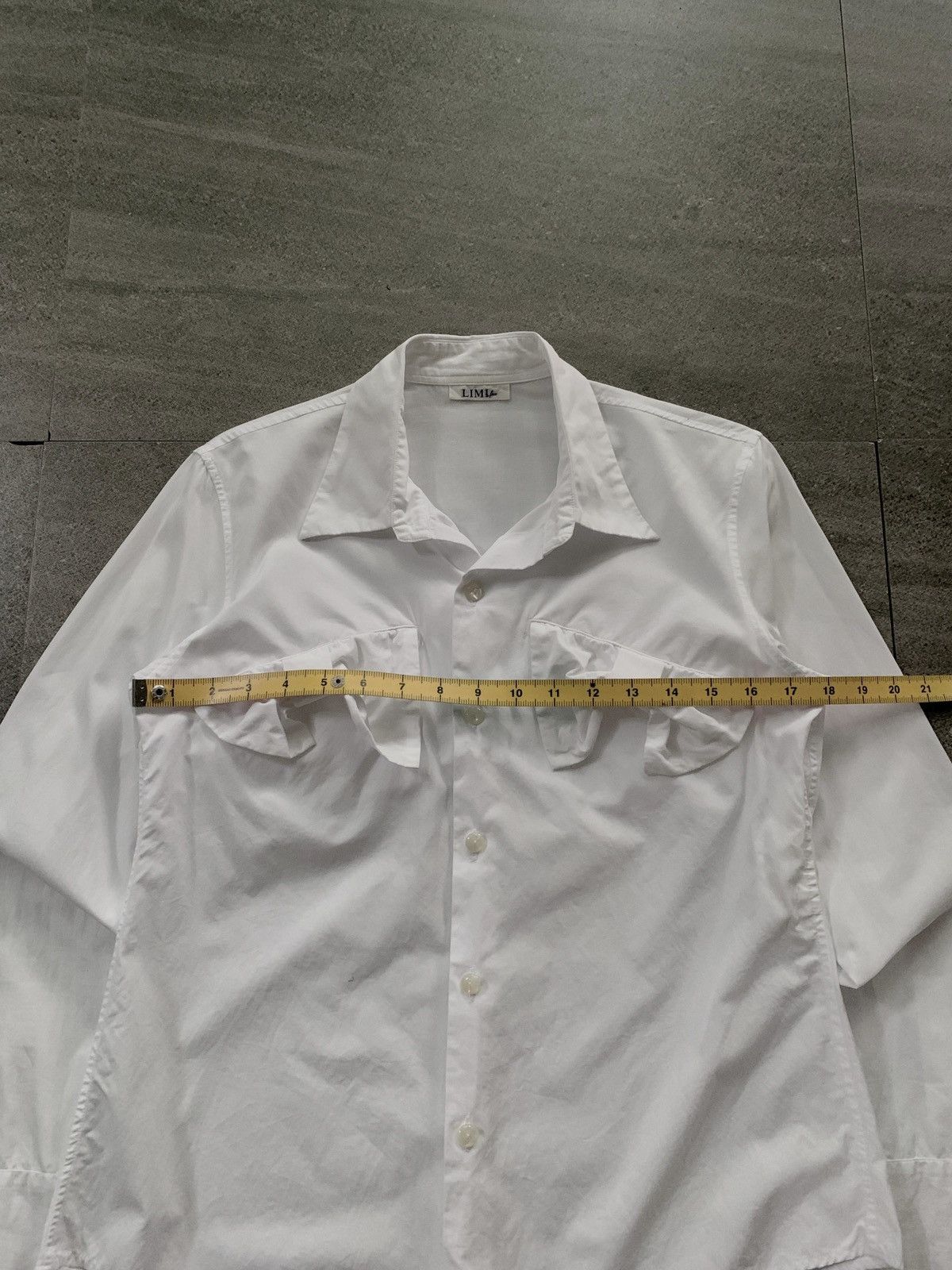 Yohji Yamamoto FREE TAX! Limi Feu Ribbon Applique Shirt Size US XS / EU 42 / 0 - 9 Thumbnail