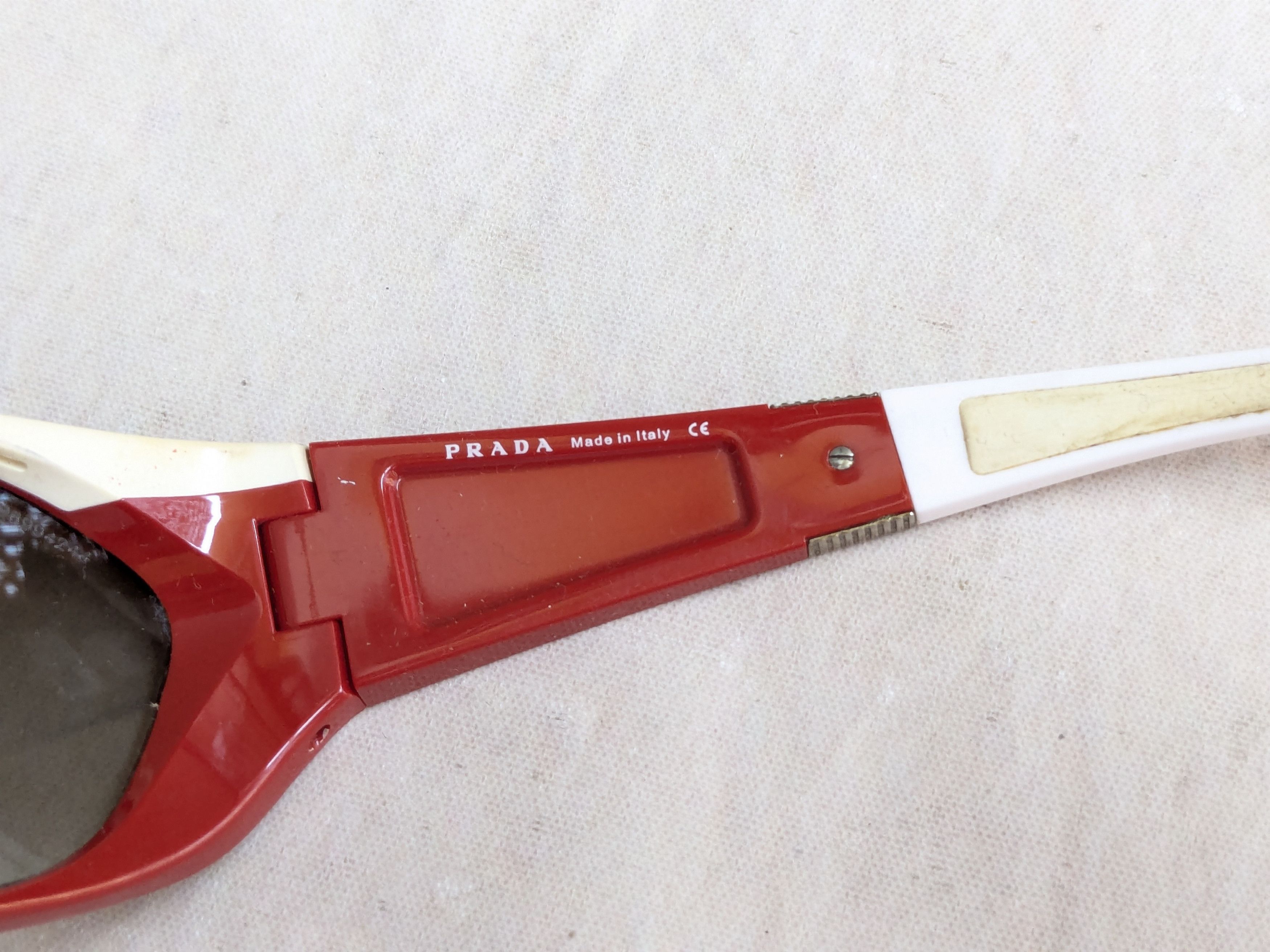 Prada Prada Sunglasses Linea Rossa Sport SPS04H Red White Size ONE SIZE - 6 Thumbnail