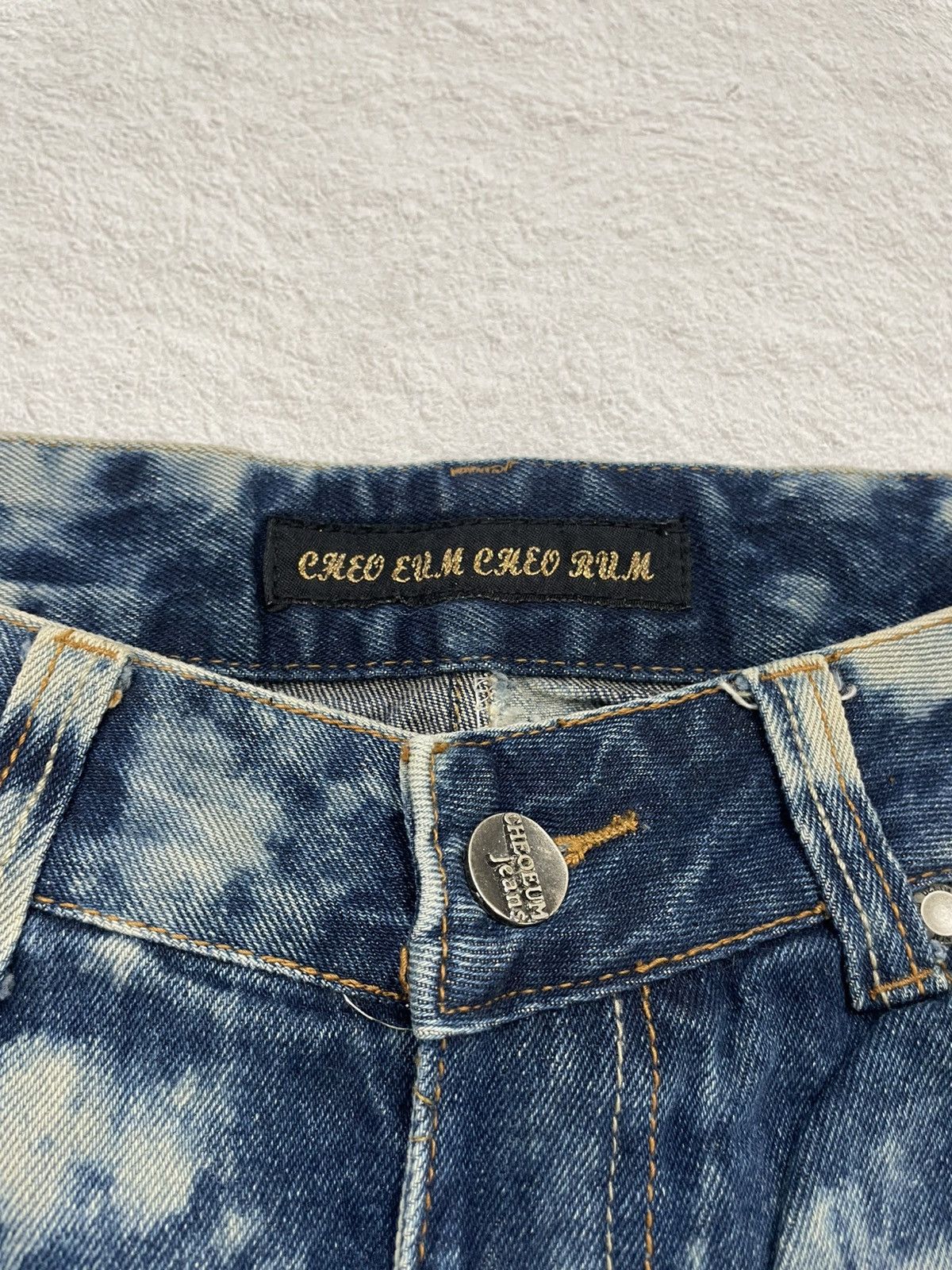Hysteric Glamour 2000s Acid Washed Jeans Distressed Denim Y2K Size US 32 / EU 48 - 5 Thumbnail