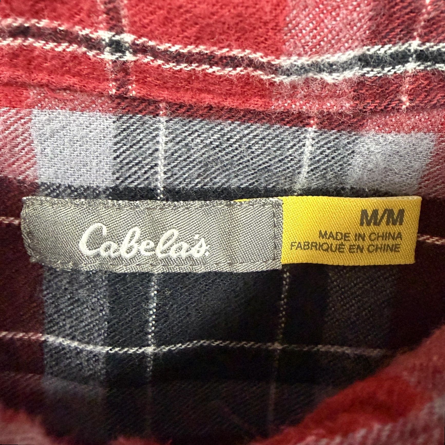 Vintage Cabela's Flannel Shirt Mens Medium Plaid Button Up Outdoor Workwear Lumberjack Size US M / EU 48-50 / 2 - 5 Thumbnail