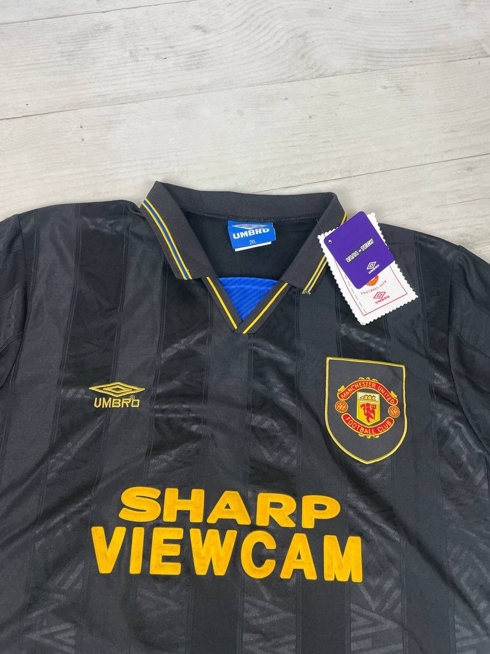 Umbro Manchester United 1993 1995 Berbatov #9 Retro Shirt Jersey Size US XL / EU 56 / 4 - 8 Thumbnail