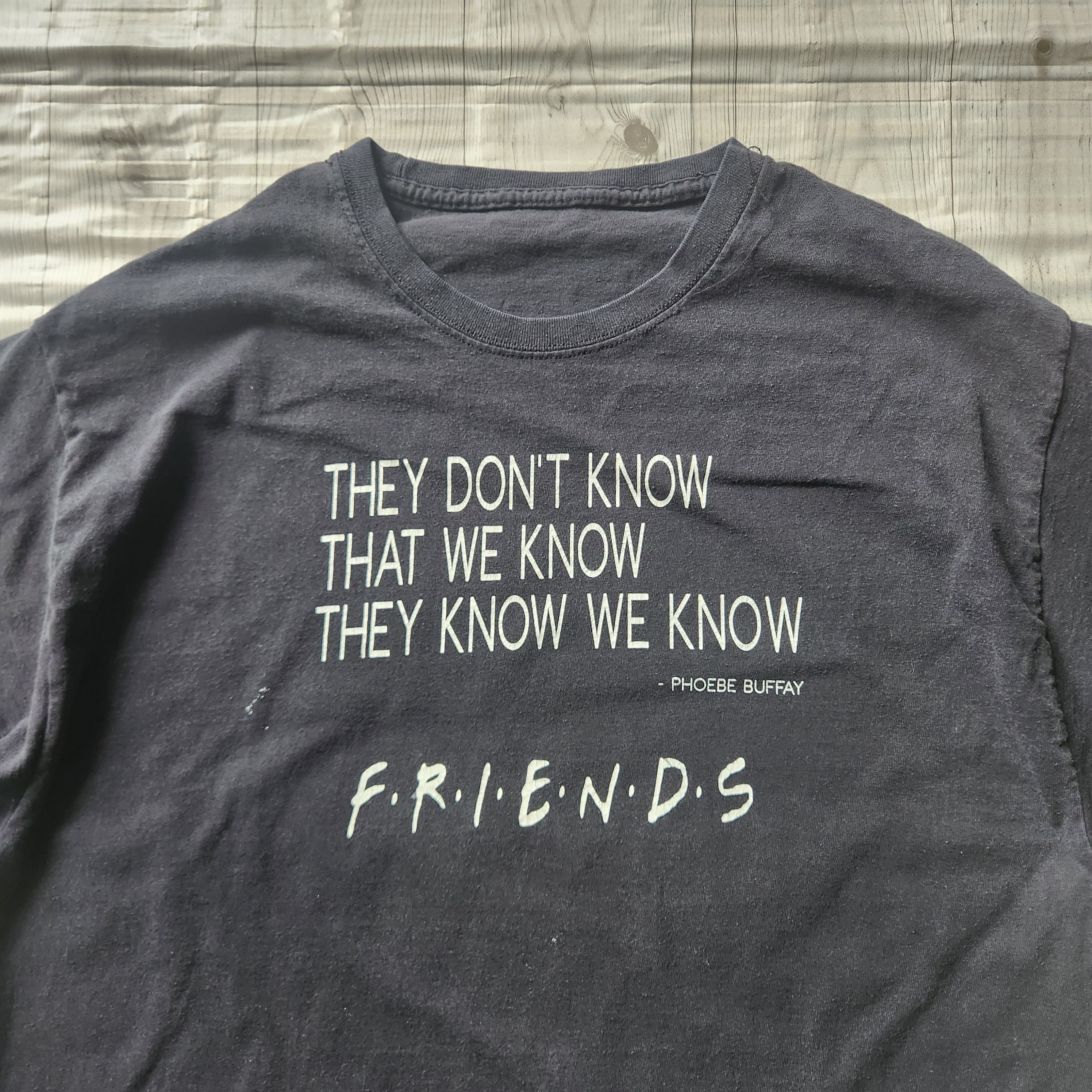Vintage Grails F.R.I.E.N.D.S. Promo TShirt Pheobe Buffay Size US L / EU 52-54 / 3 - 9 Thumbnail