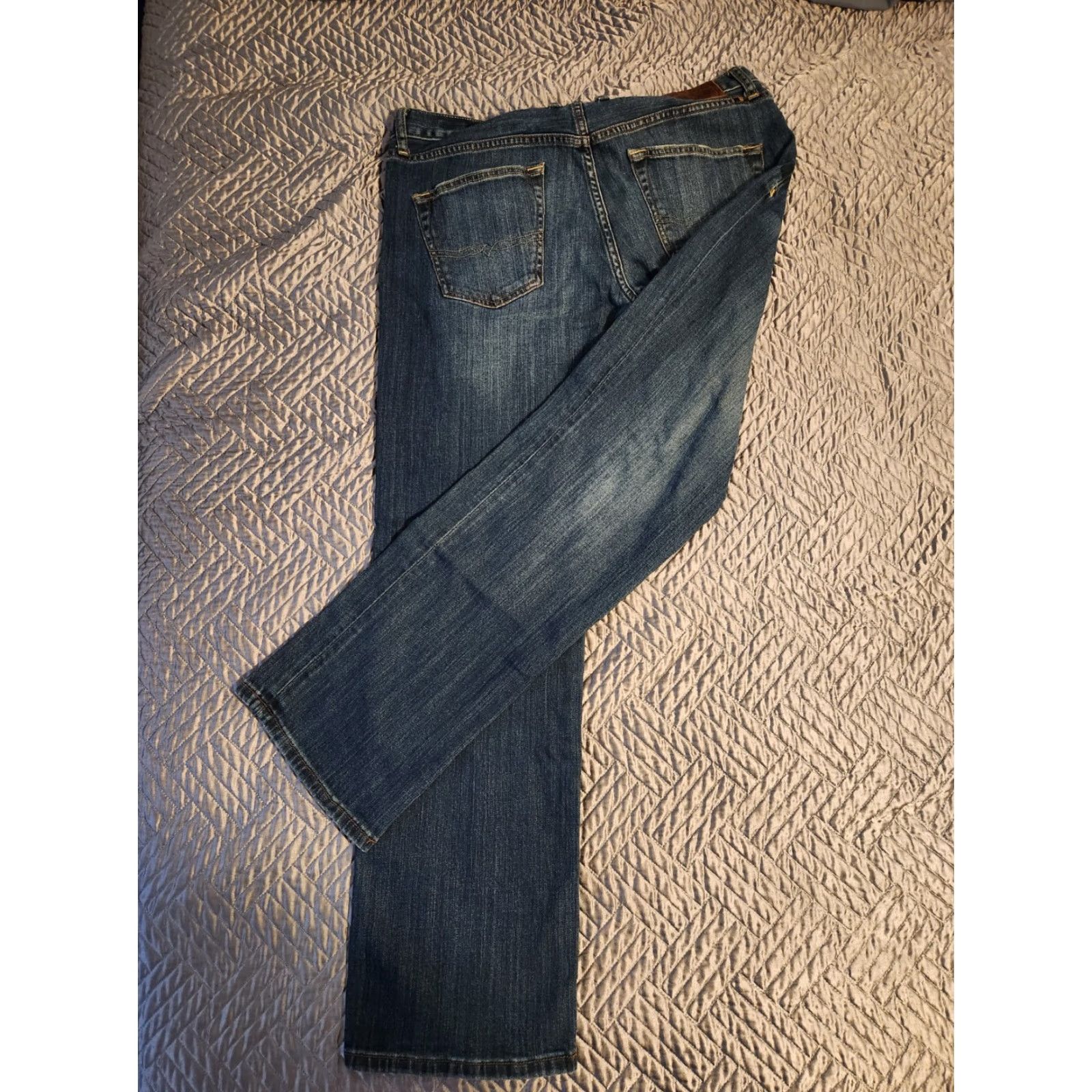 Lucky Brand Lucky Brand Jeans 221 Original Straight Denim Jeans 34 x 32 Men’s Pre Owned Regular 5-Pocket Blue Cotton Denim Straight Fit Classic Mens Pants Size US 34 / EU 50 - 2 Thumbnail