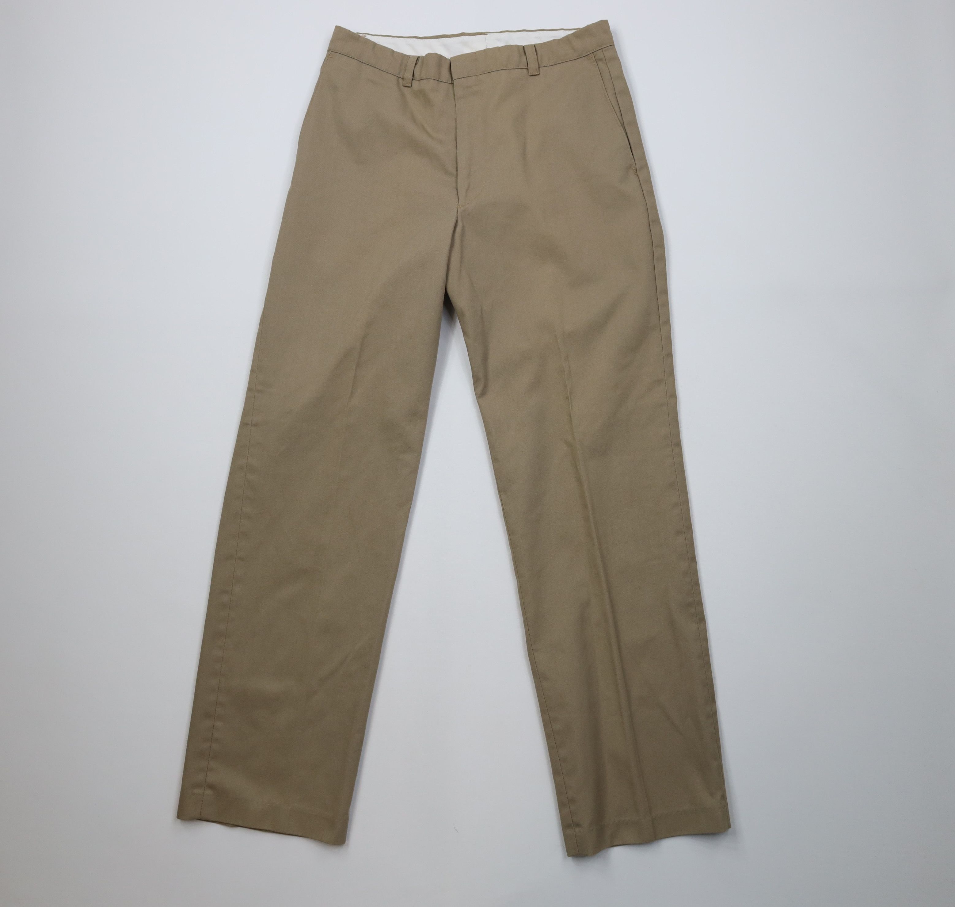 Vintage Vintage 70s Streetwear Wide Leg Flared Chino Pants Beige USA Size US 32 / EU 48 - 1 Thumbnail
