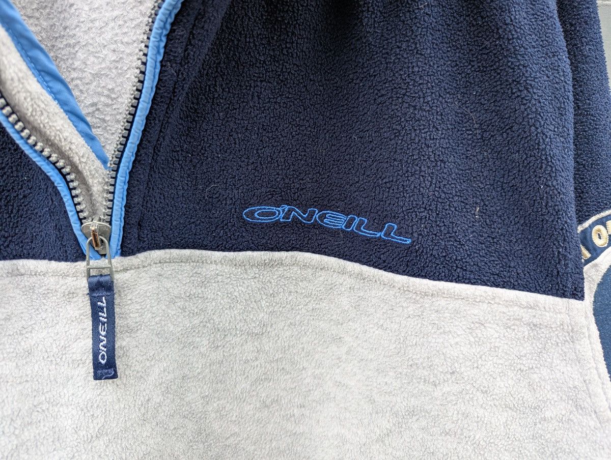 O'Neill Vintage O'NEILL Santa Cruz Blue 1/3 Zip Fleece Pullover Size US S / EU 44-46 / 1 - 6 Thumbnail