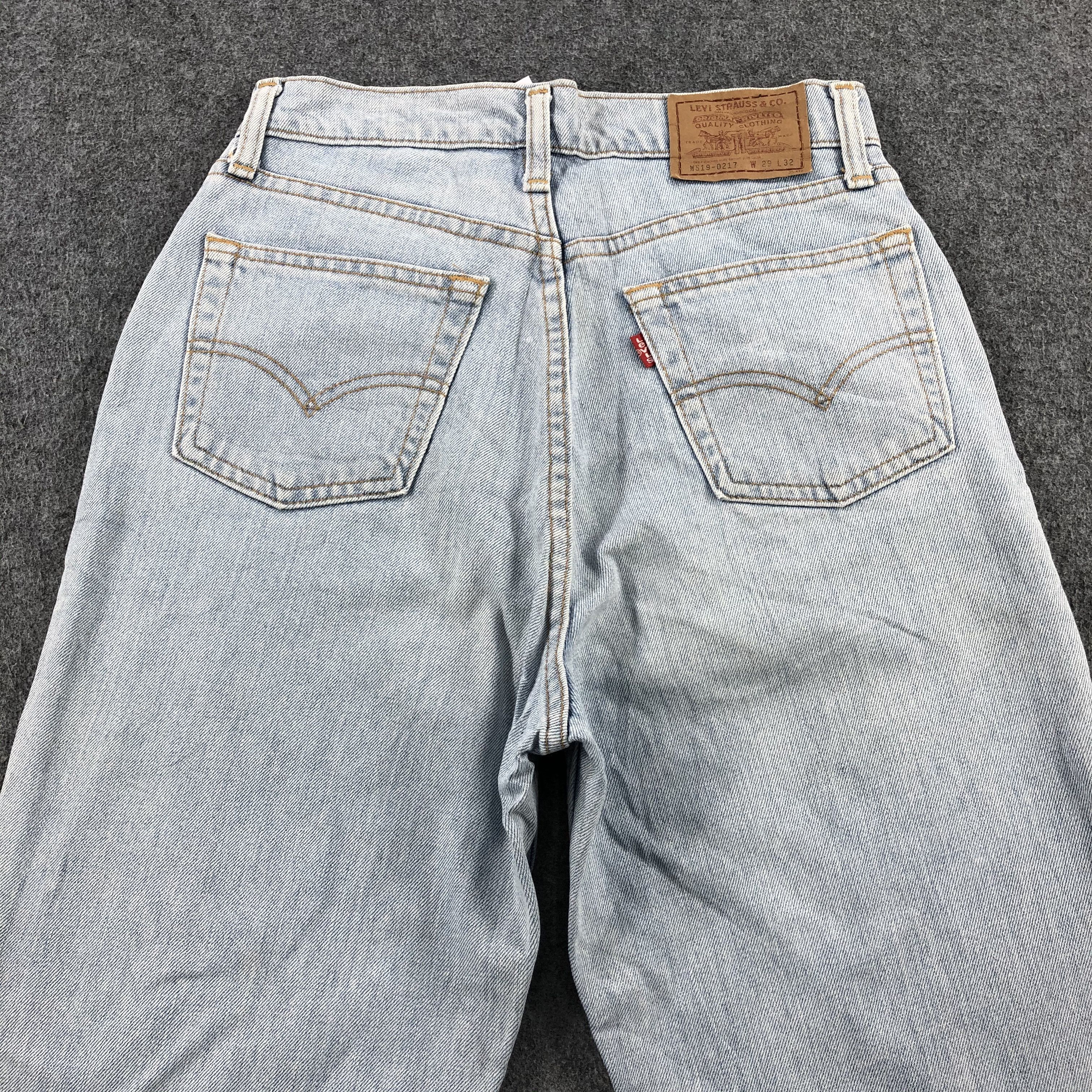 Levi's × Vintage 90s Vintage Light Wash Levis 519 Jeans-JM2000 Size 27" / US 4 / IT 40 - 4 Thumbnail