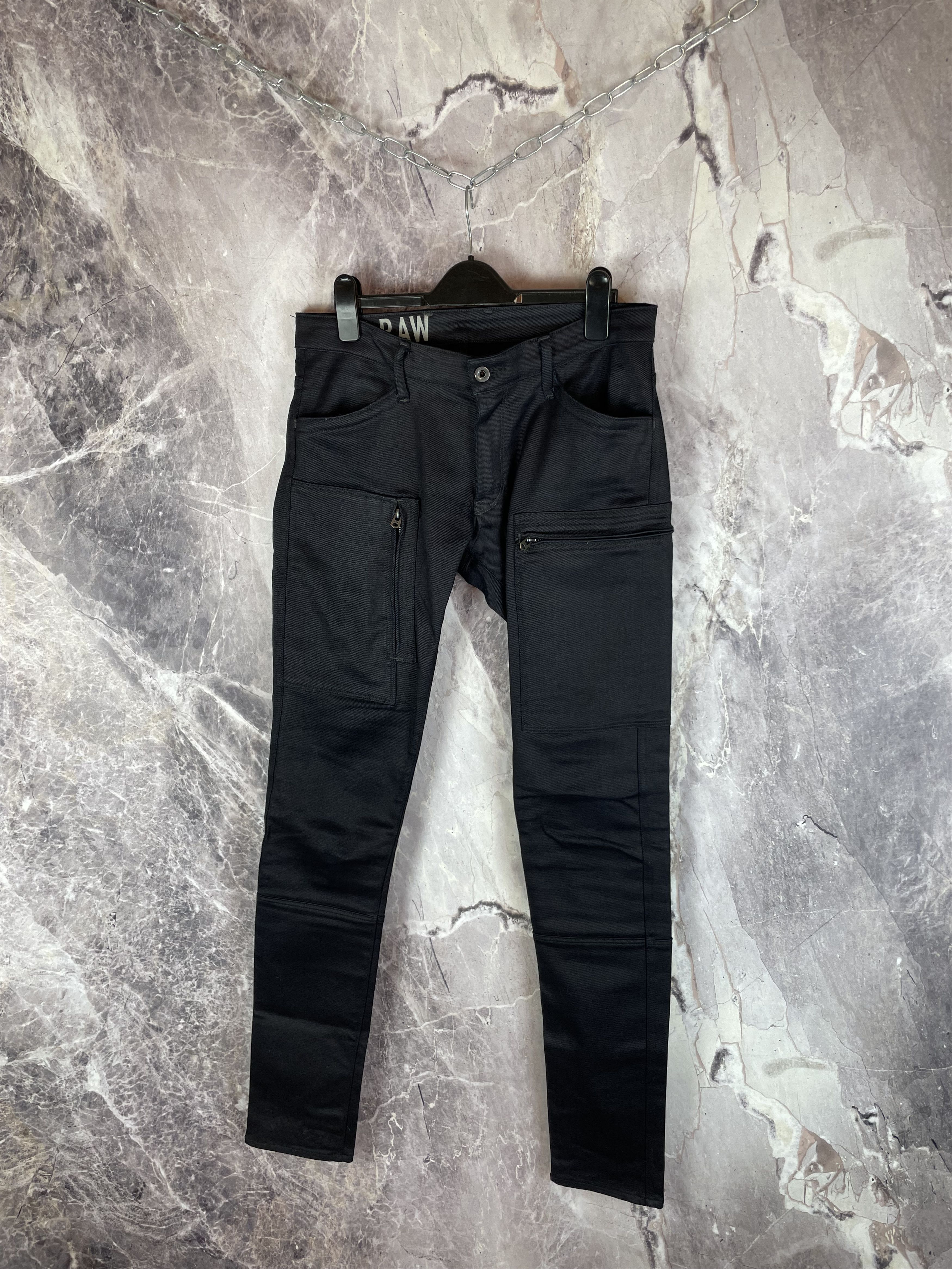 G-Star G Star Raw Longueur Largo Lunghezza denim jeans Size US 33 - 2 Thumbnail