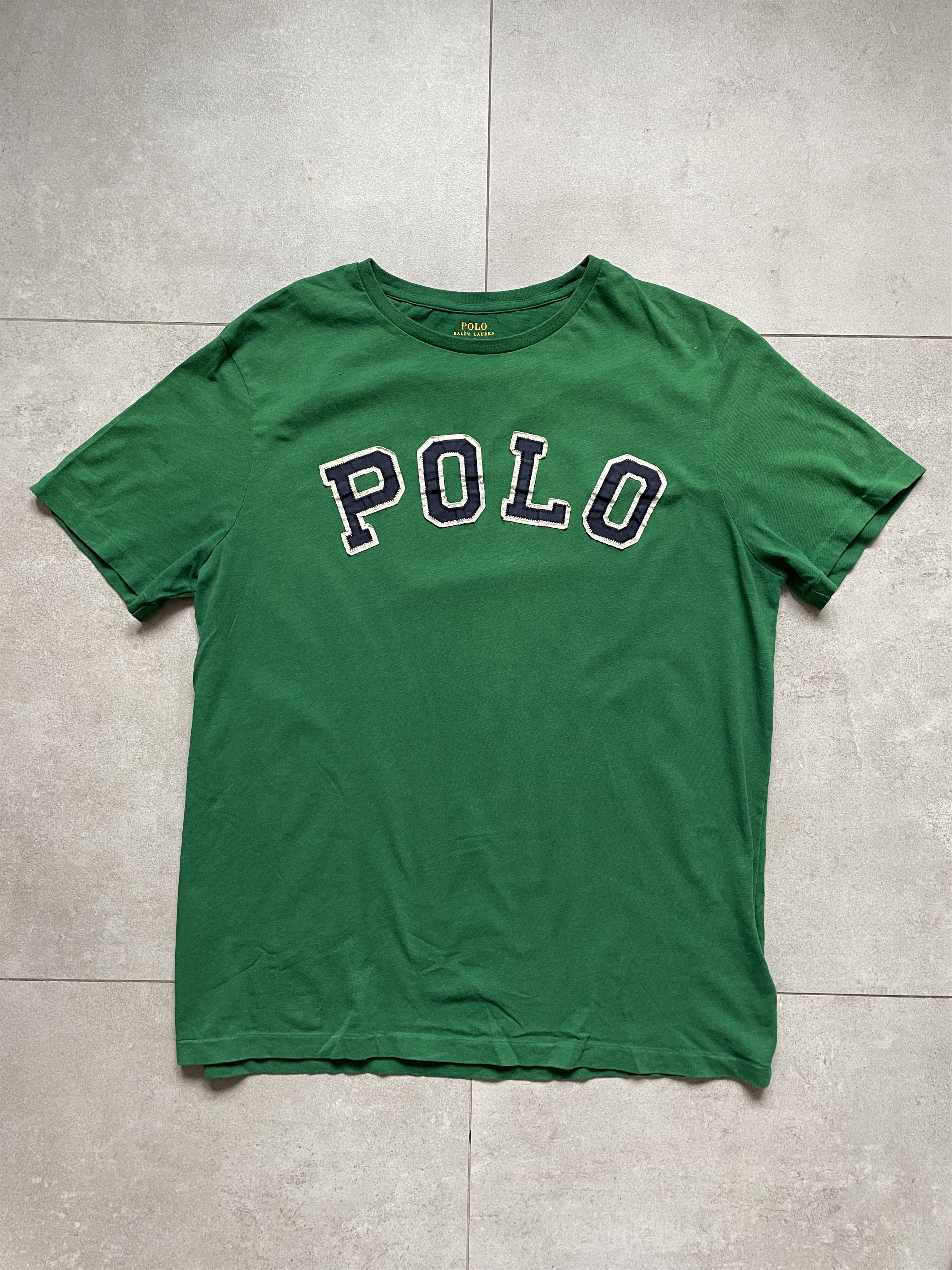 Polo Ralph Lauren POLO RALPH LAUREN GREEN LOGO CHIEF KEEF TYPE TEE Size US XL / EU 56 / 4 - 1 Thumbnail