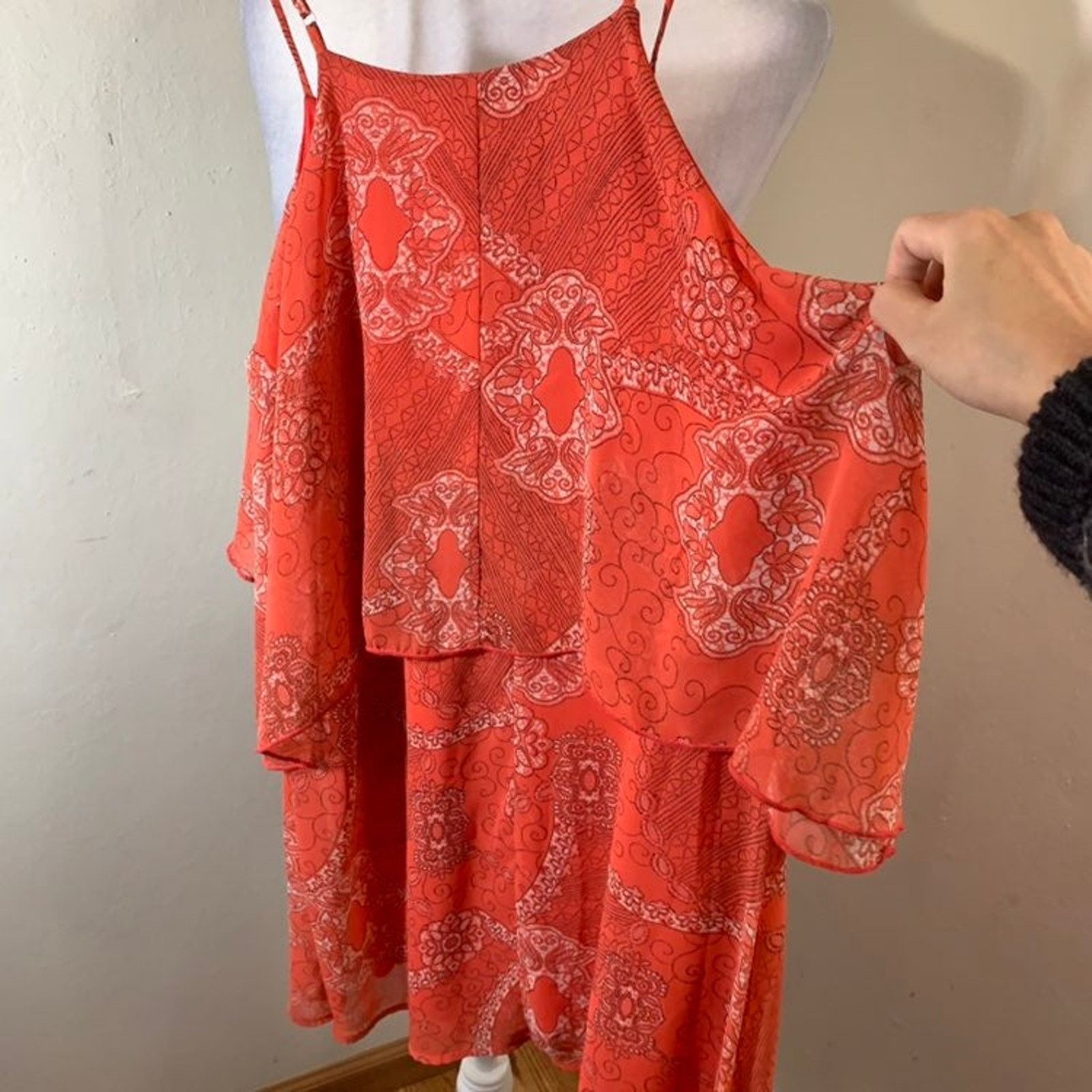 Other Cute vintage orange dress size S Size S / US 4 / IT 40 - 6 Thumbnail