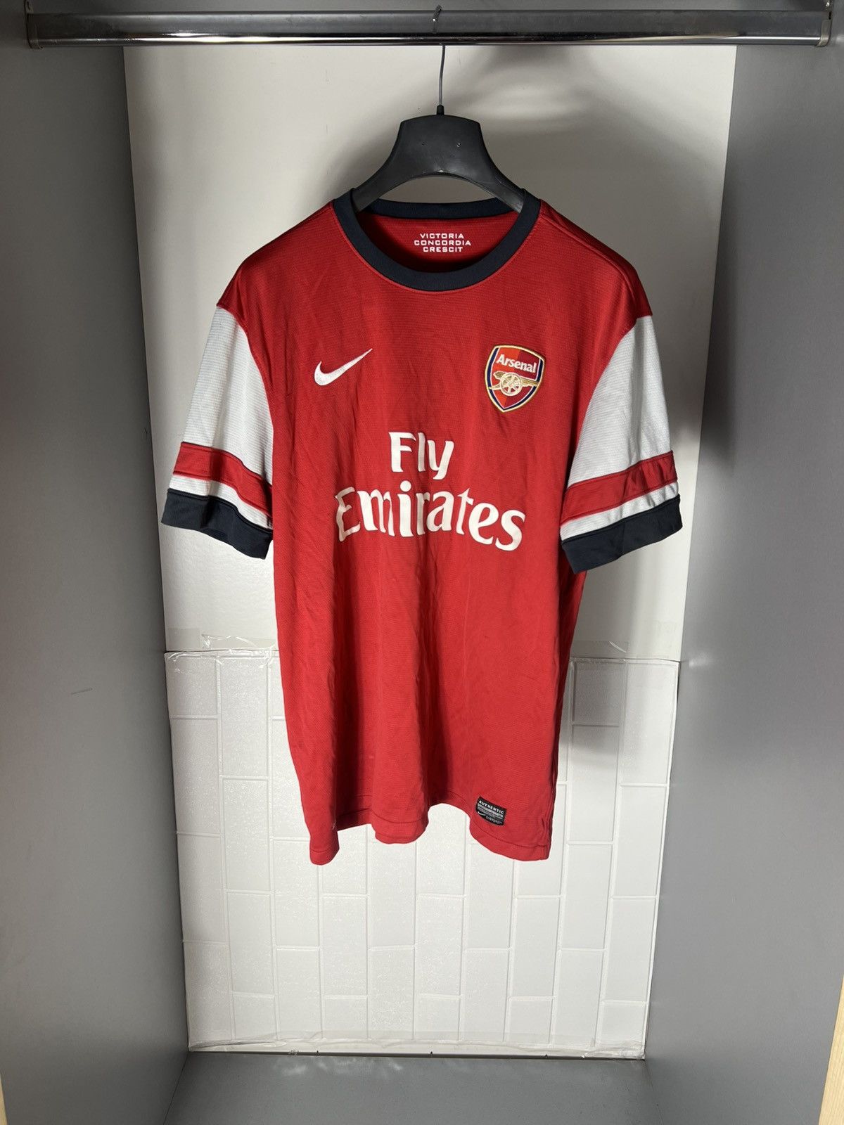 Vintage VERY RARE NIKE FC ARSENAL LONDON ENGLAND SOCCER JERSEY 90s Size US L / EU 52-54 / 3 - 1 Thumbnail