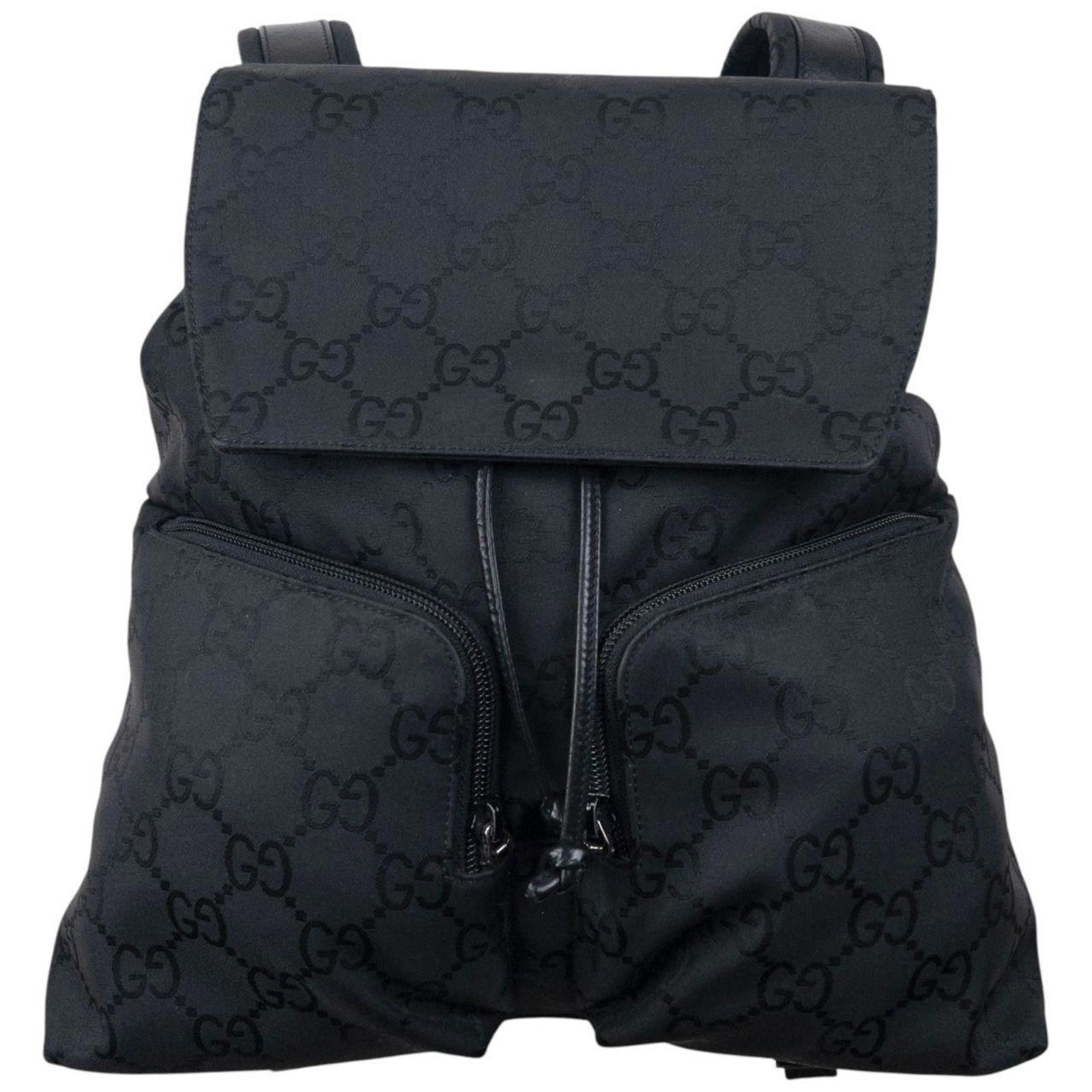 Gucci Vintage 2000s Gucci Monogram Bucket Backpack Size ONE SIZE - 1 Thumbnail