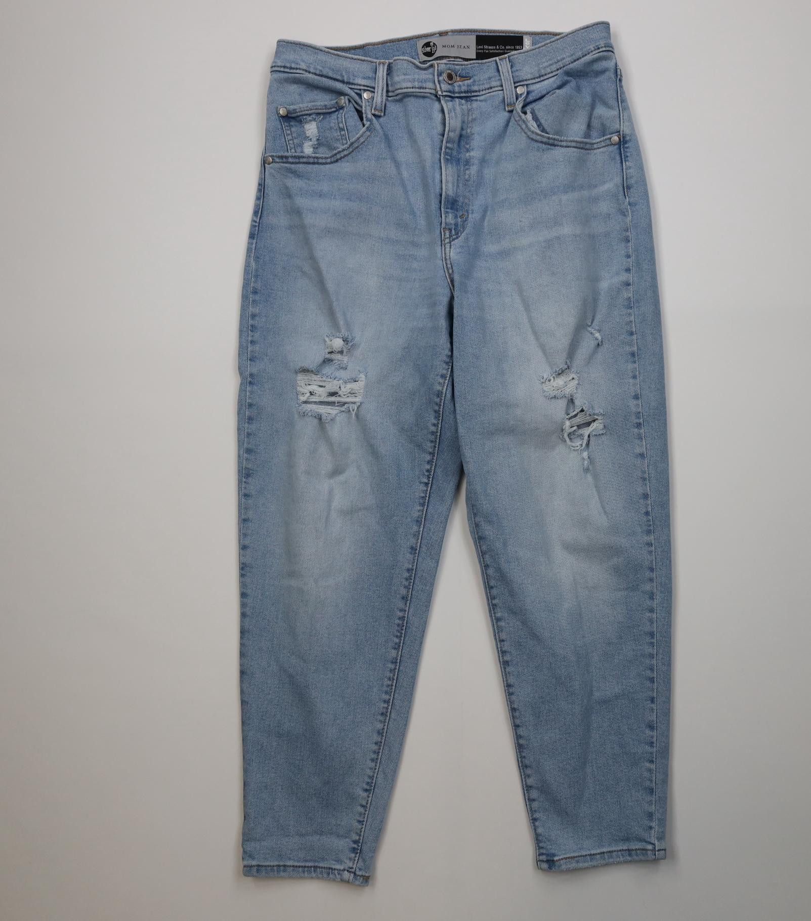 Levi's Vintage Y2K Levis SilverTab Loose Stretch Mom Jeans Blue Size 32" / US 10 / IT 46 - 1 Thumbnail