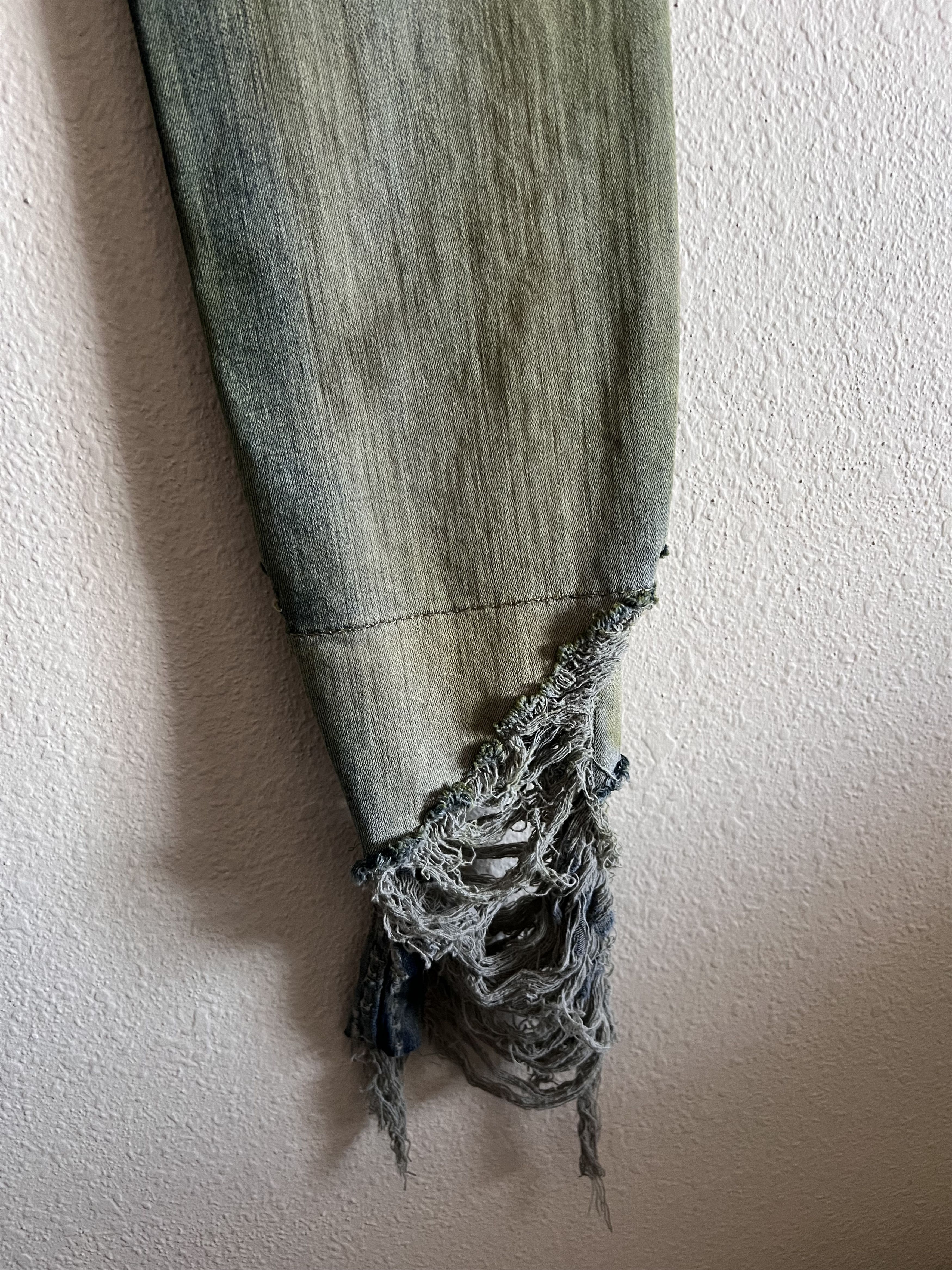 Rick Owens Rick Owens Tyrone Cut Jeans in Pearl Acid Degrade Size US 33 - 8 Thumbnail