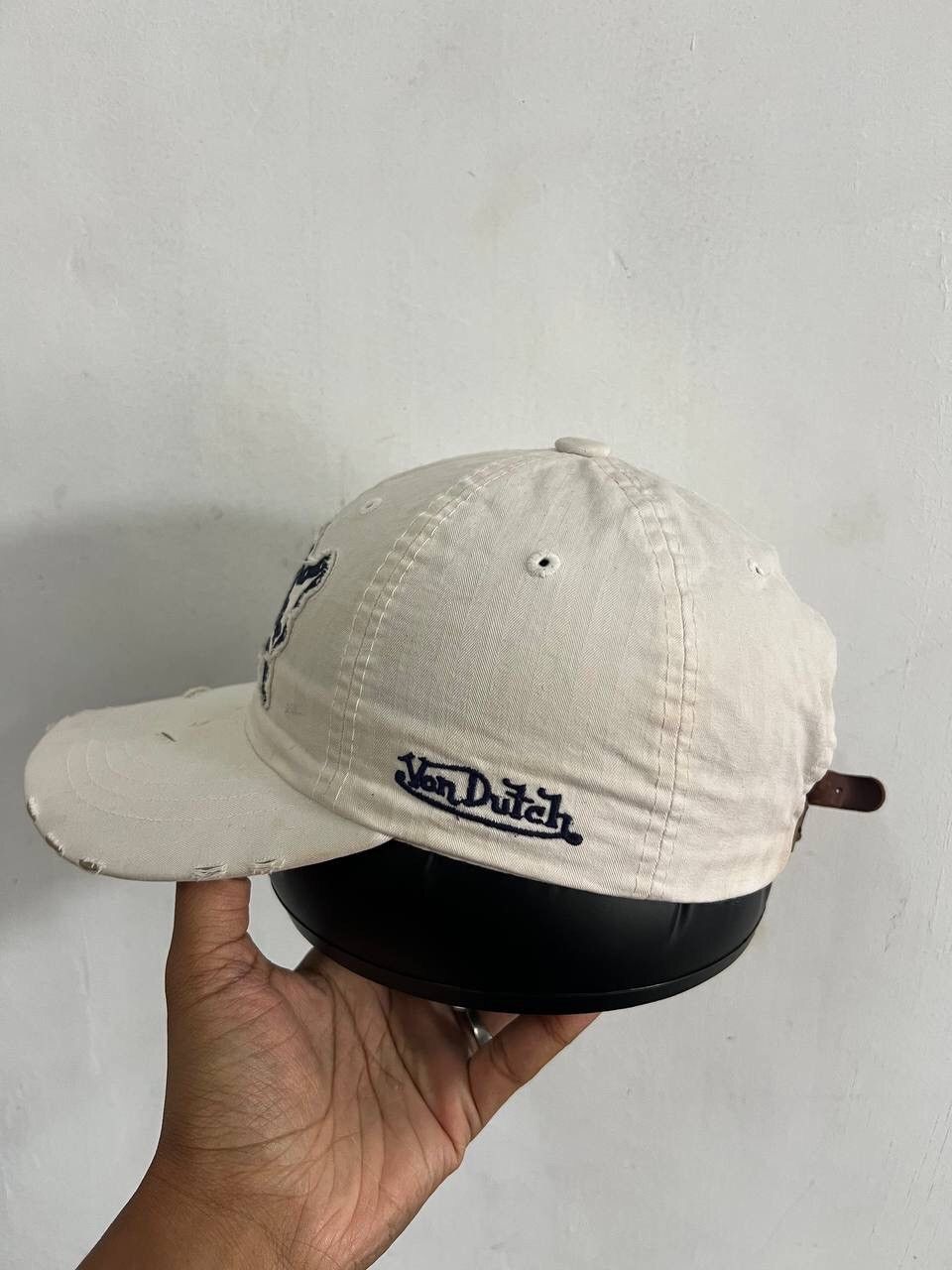Von Dutch Von Dutch Distressed Hat Size ONE SIZE - 3 Thumbnail