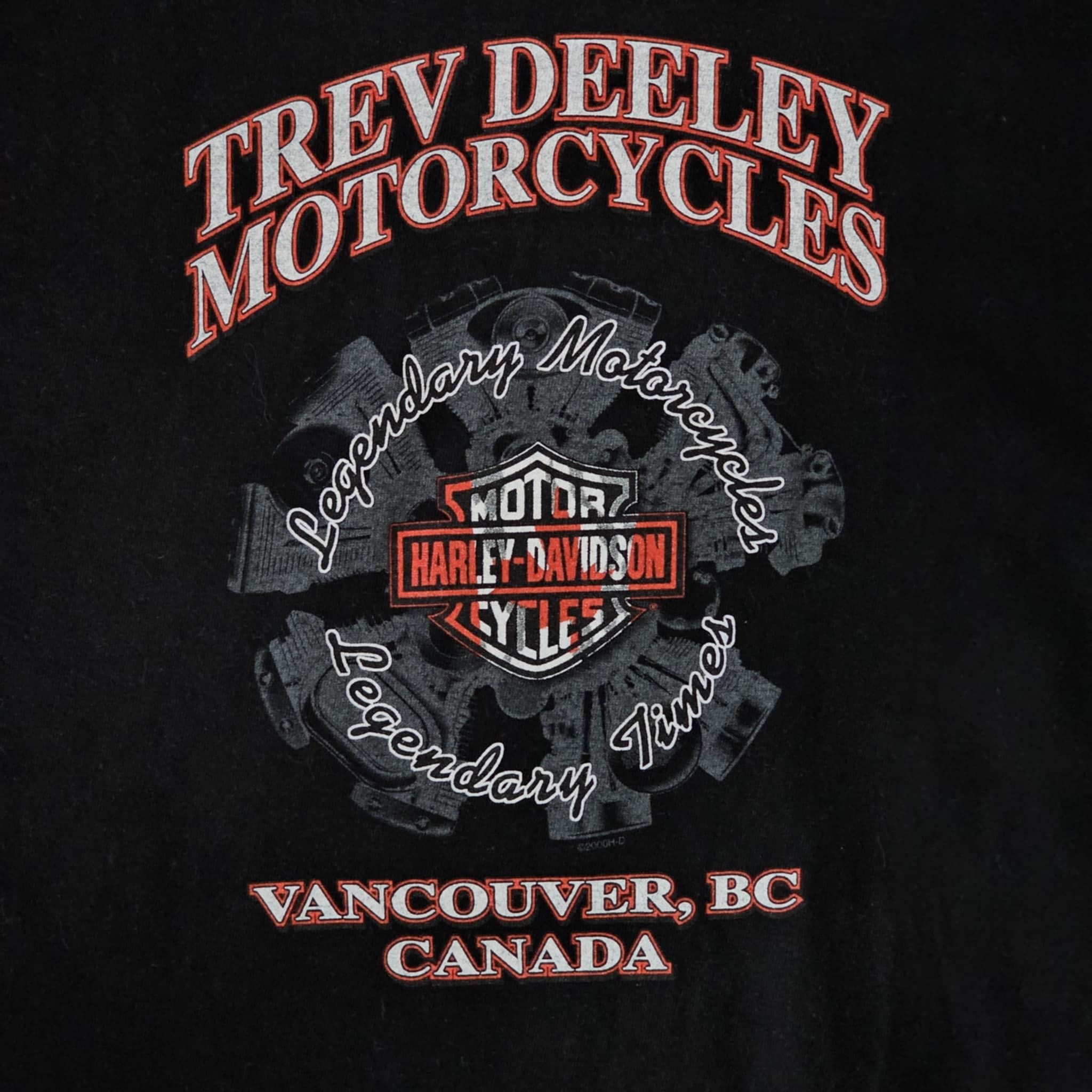 Harley Davidson Harley Davidson Vintage Call of the Wild Wolves T-Shirt Size US L / EU 52-54 / 3 - 6 Thumbnail