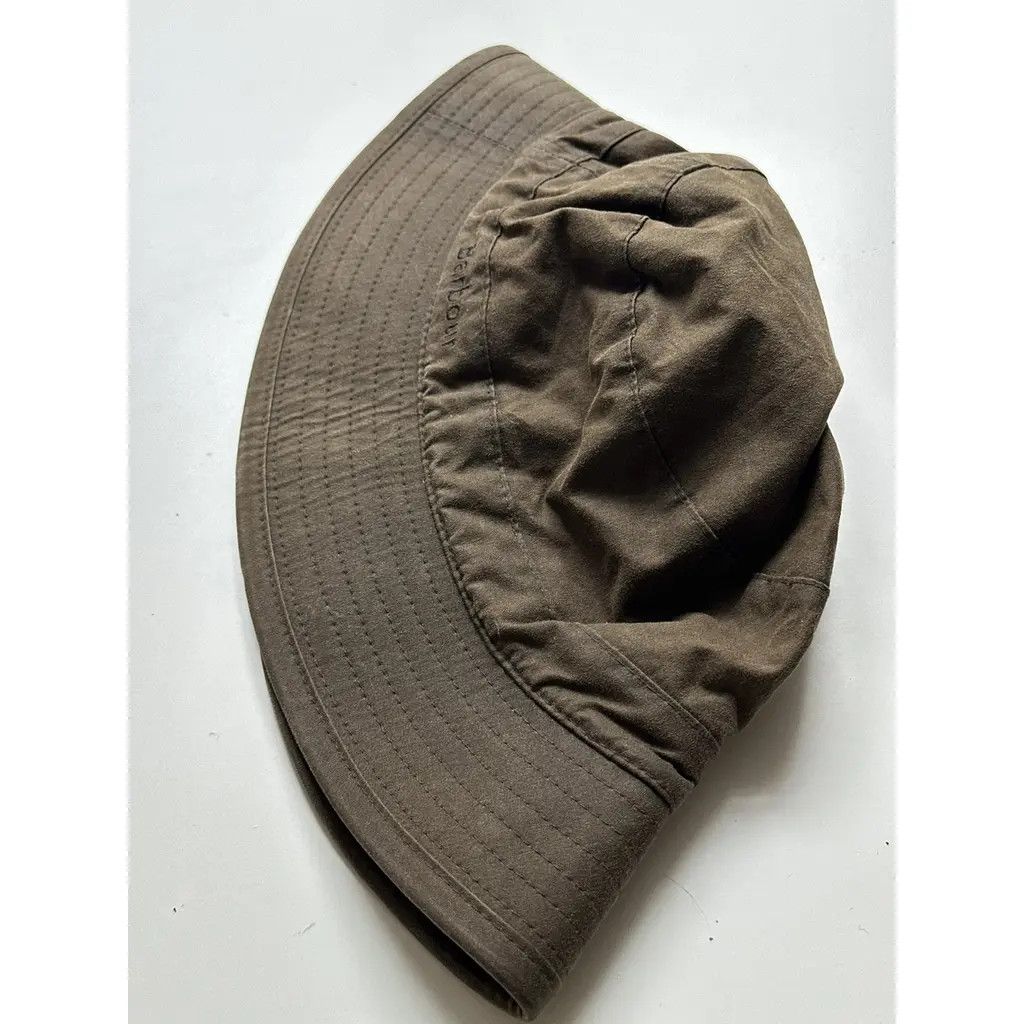 Barbour Barbour Waxed Bucket Hat Khaki Size ONE SIZE - 8 Thumbnail