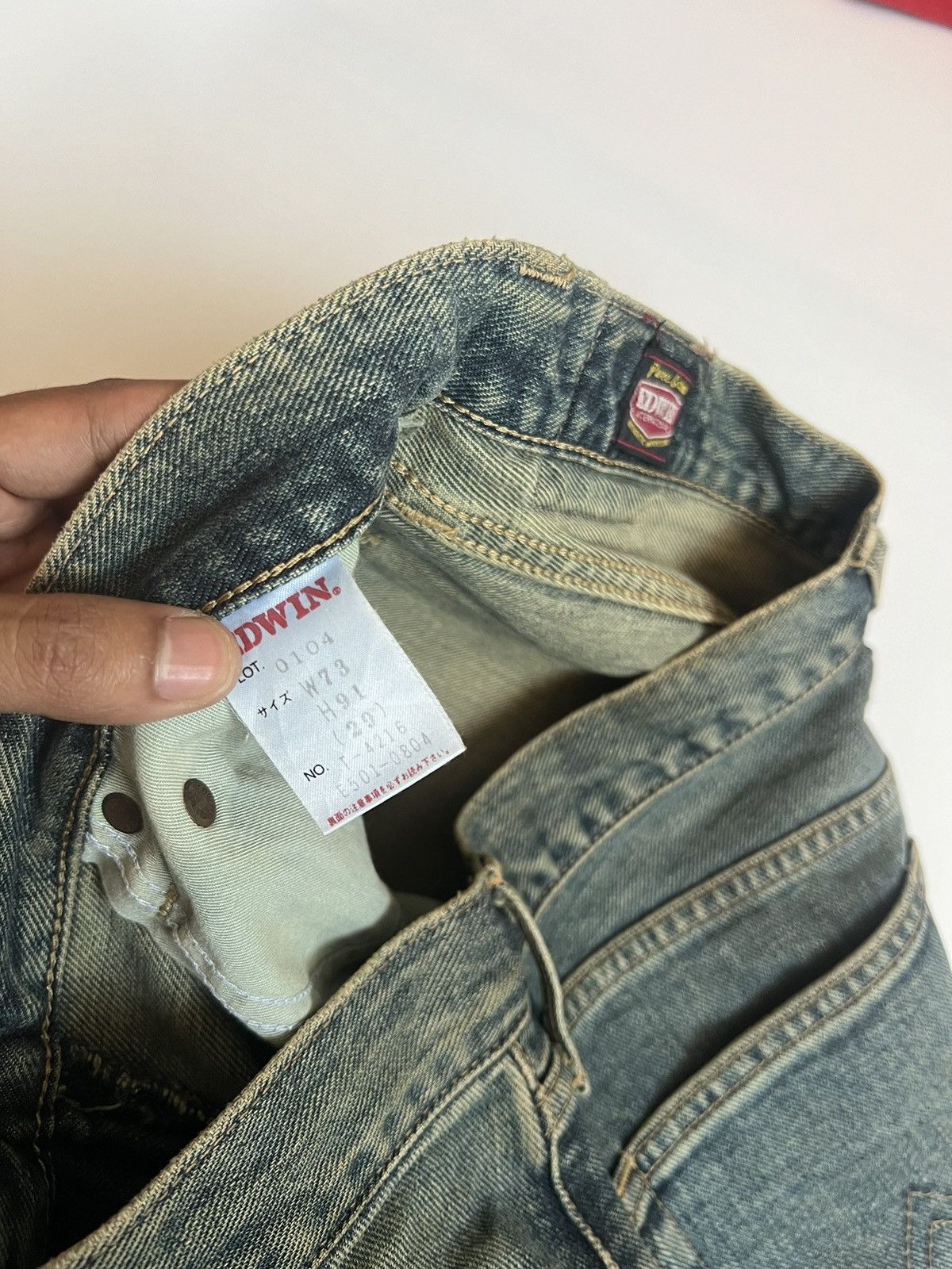 Edwin Vintage 90's Edwin Mudwash Dirty Denim Size US 30 / EU 46 - 7 Thumbnail
