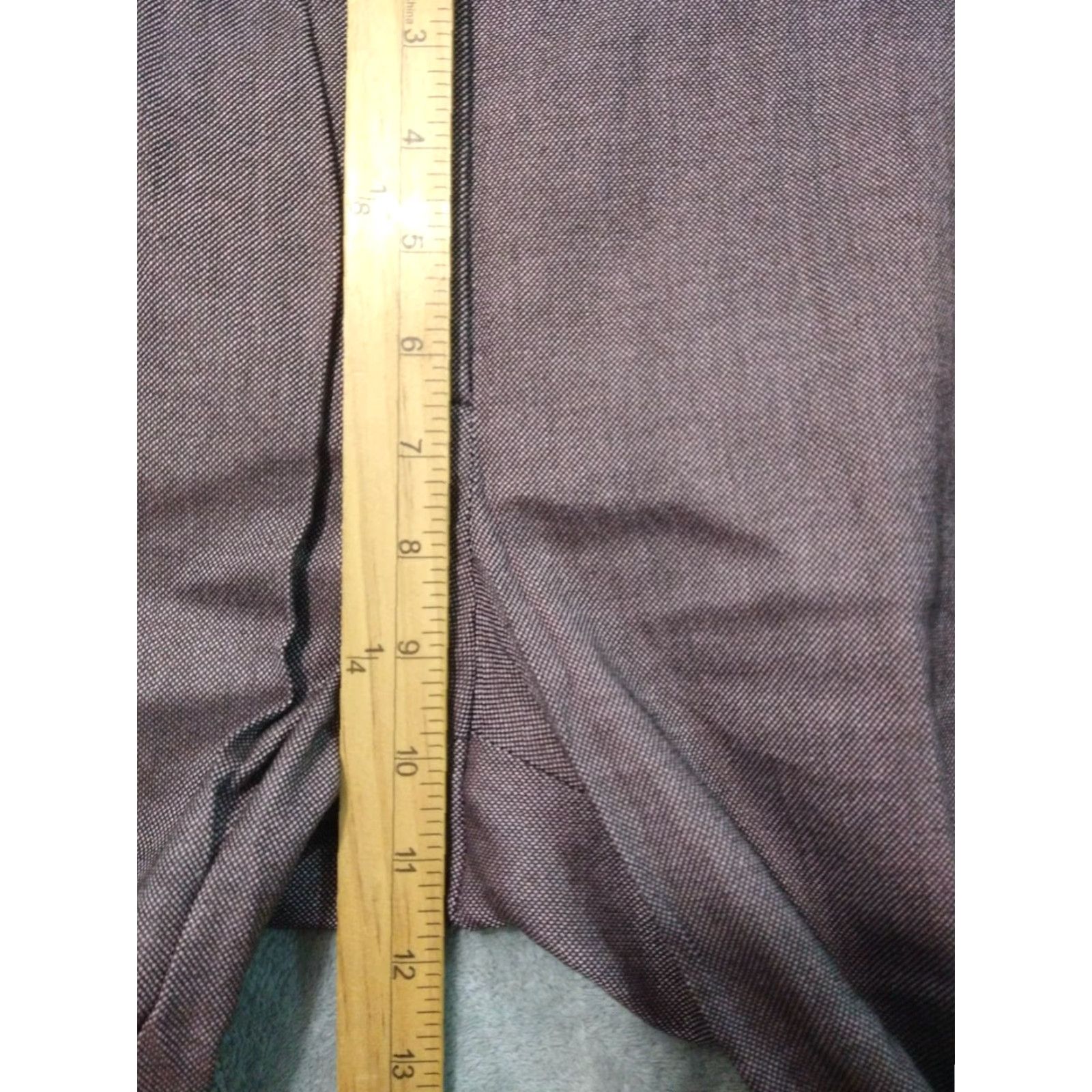 Hugo Boss Hugo Boss Pants Womens 2 Purple Wool Blend Trousers Straight Leg Career Pants Size 26" / US 2 / IT 38 - 4 Thumbnail