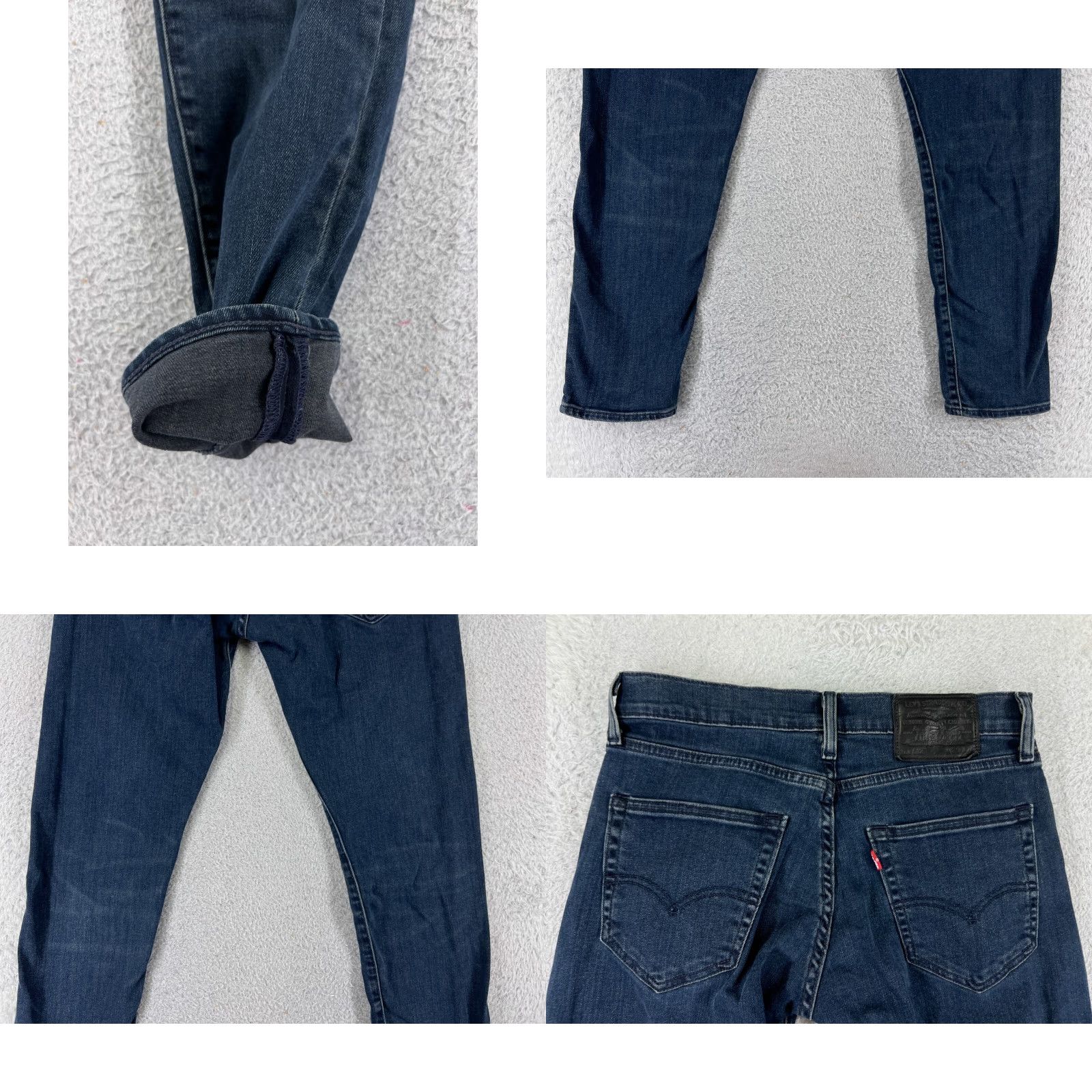 Levi's Levis Jeans Adult 29 Blue Denim Slim Taper Big E 512 Cotton Blend 29x31 Size US 29 - 10 Thumbnail