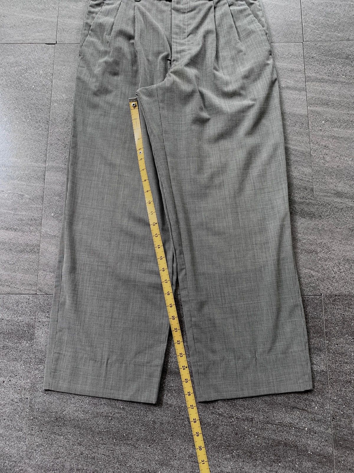 Issey Miyake FREE TAX! Houndstooth Wideleg Trousers Size US 32 / EU 48 - 18 Thumbnail