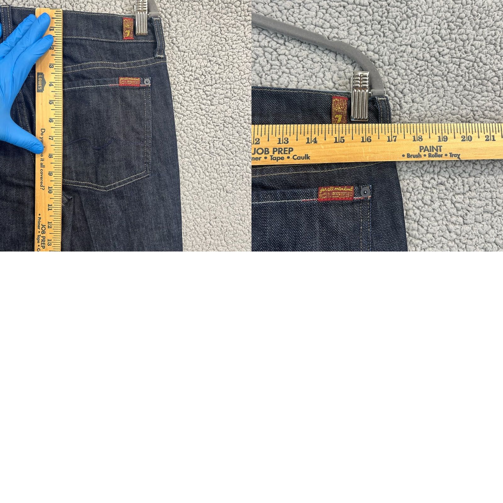 7 For All Mankind 7 For All Mankind Jeans Blue Bootcut 34 Waist 34 Inseam Slim 7 For All Mankind Paxtyn Womens Size 32-34 Size 24" / US 00 / IT 34 - 8 Thumbnail