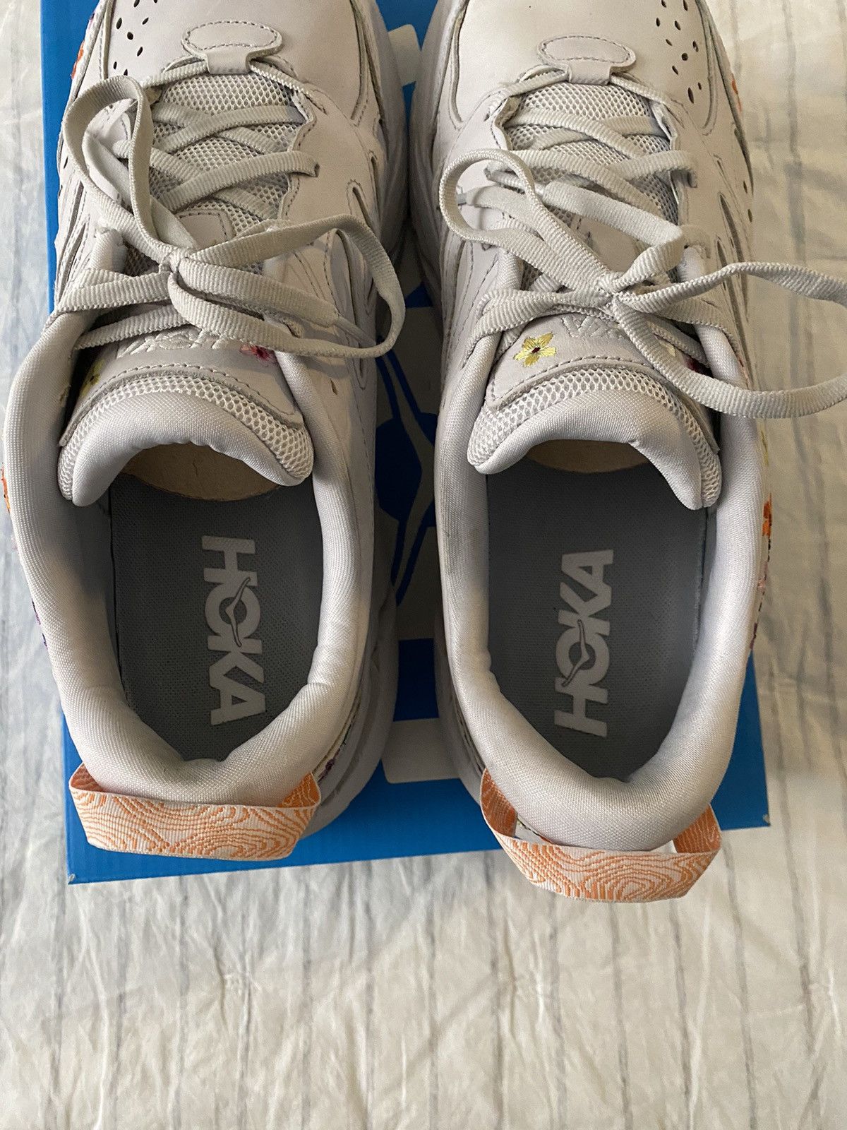 Hoka Hoka One One Clifton L BP Vibrant Bloom Grey Sz13 Size US 13 / EU 46 - 8 Thumbnail