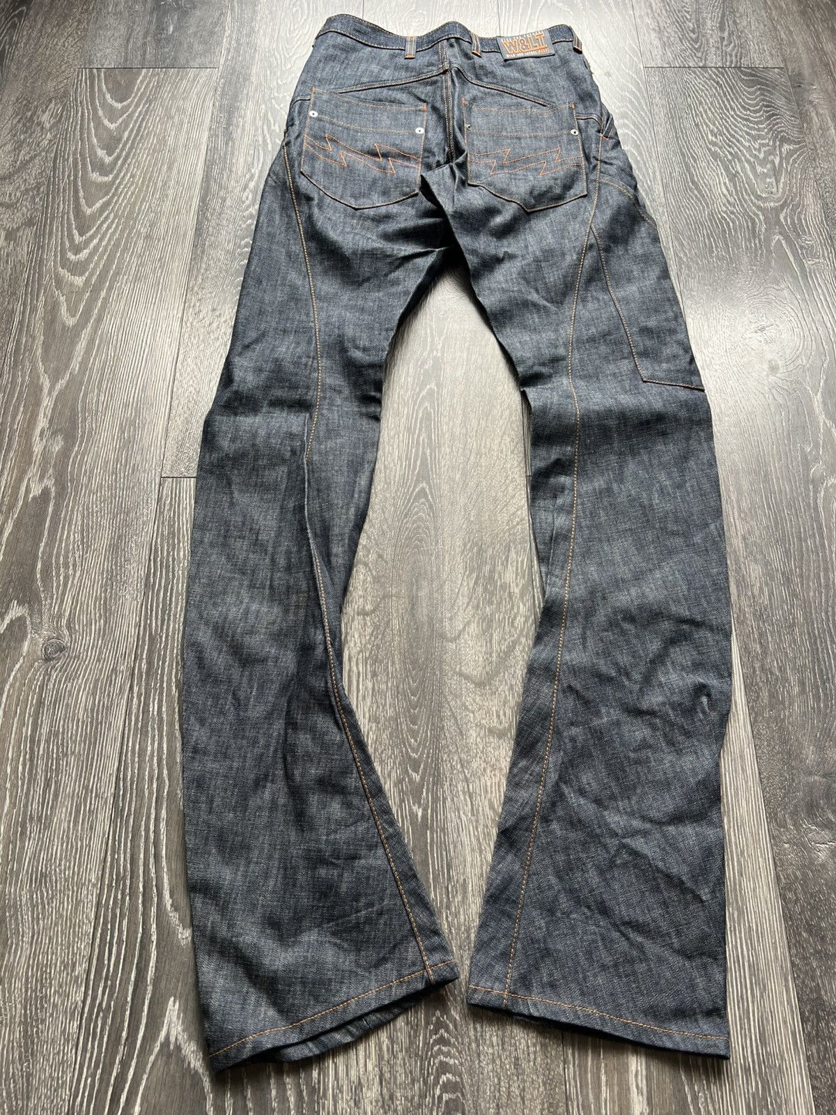 Walter Van Beirendonck NOS 1990‘s Straight Legal Fade Jeans Size US 27 - 8 Thumbnail