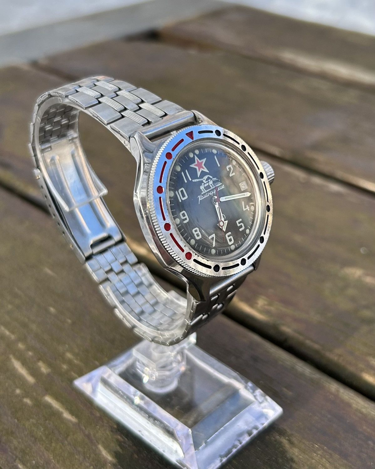 Vintage Vintage Watch Soviet USSR Mechanical Wostok Tank 1980’s Size ONE SIZE - 11 Thumbnail
