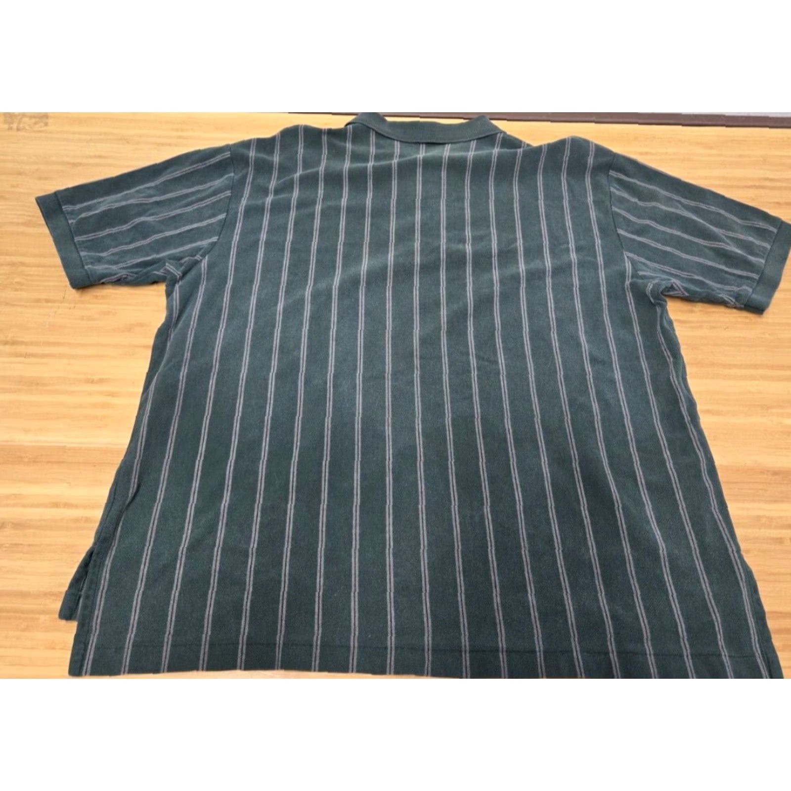 Polo Ralph Lauren Polo Ralph Lauren Shirt Men 2XL Green Blue Striped Polo Preppy Classic Rugby Heritage Logo Short Sleeve Button Collared Casual Size US XXL / EU 58 / 5 - 5 Thumbnail
