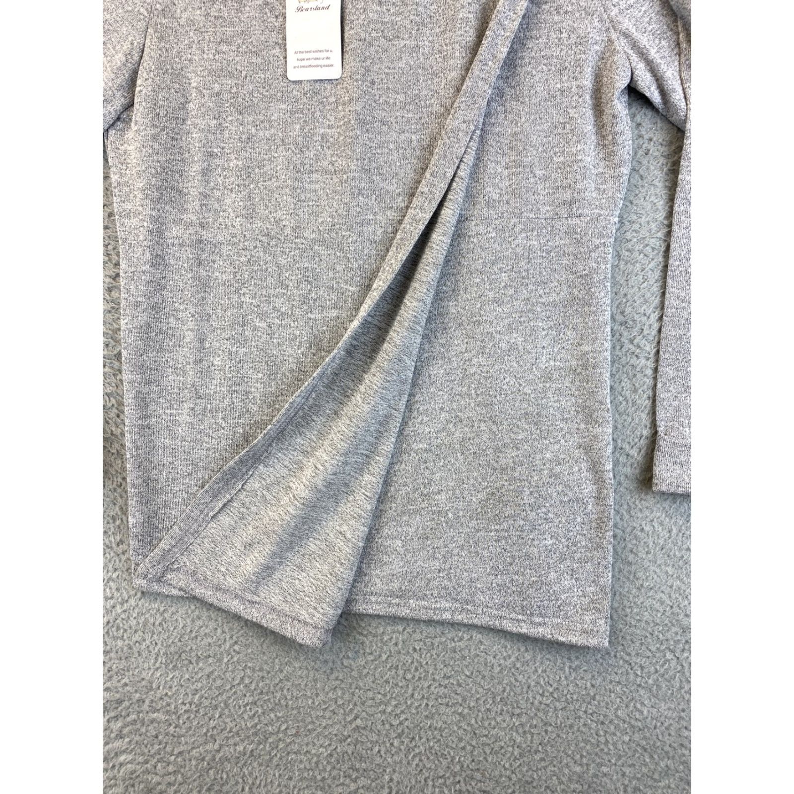 Vintage Bearsland Maternity Nursing Top S Small Gray / 78-42 Size S / US 4 / IT 40 - 7 Thumbnail