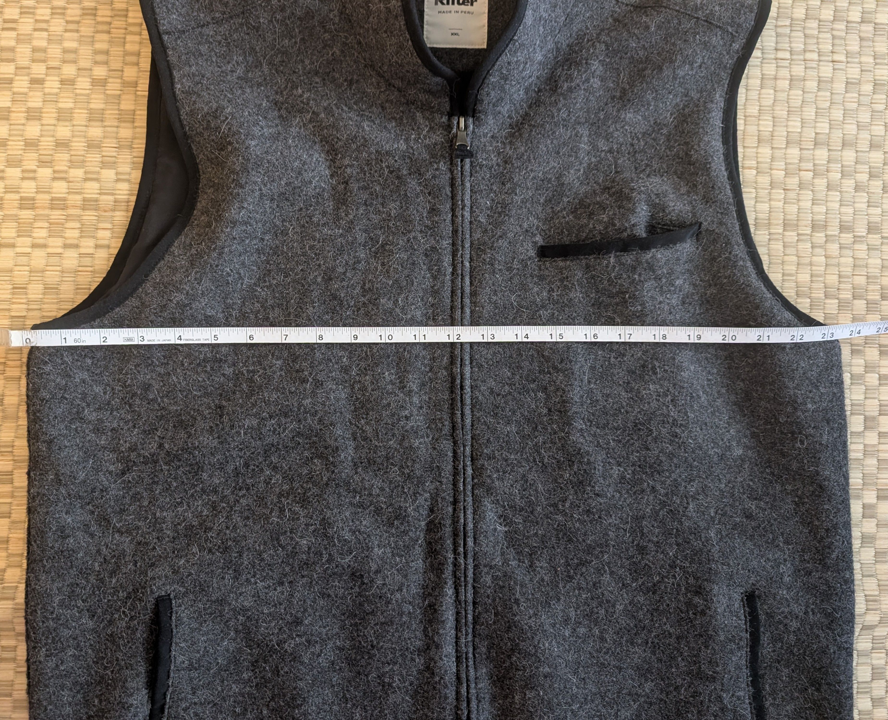 Handmade Ritter Rittervest Recycled Alpaca Wool Vest Made in Peru Size US XXL / EU 58 / 5 - 5 Thumbnail