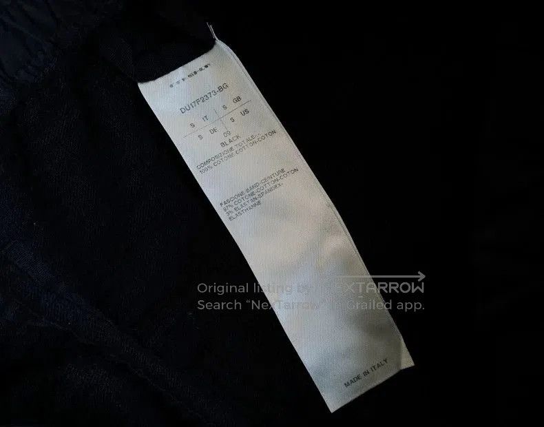 Rick Owens Drkshdw RICK OWENS DRKSHDW 17 Drawstring Sweatpants. Size US 27 - 6 Thumbnail