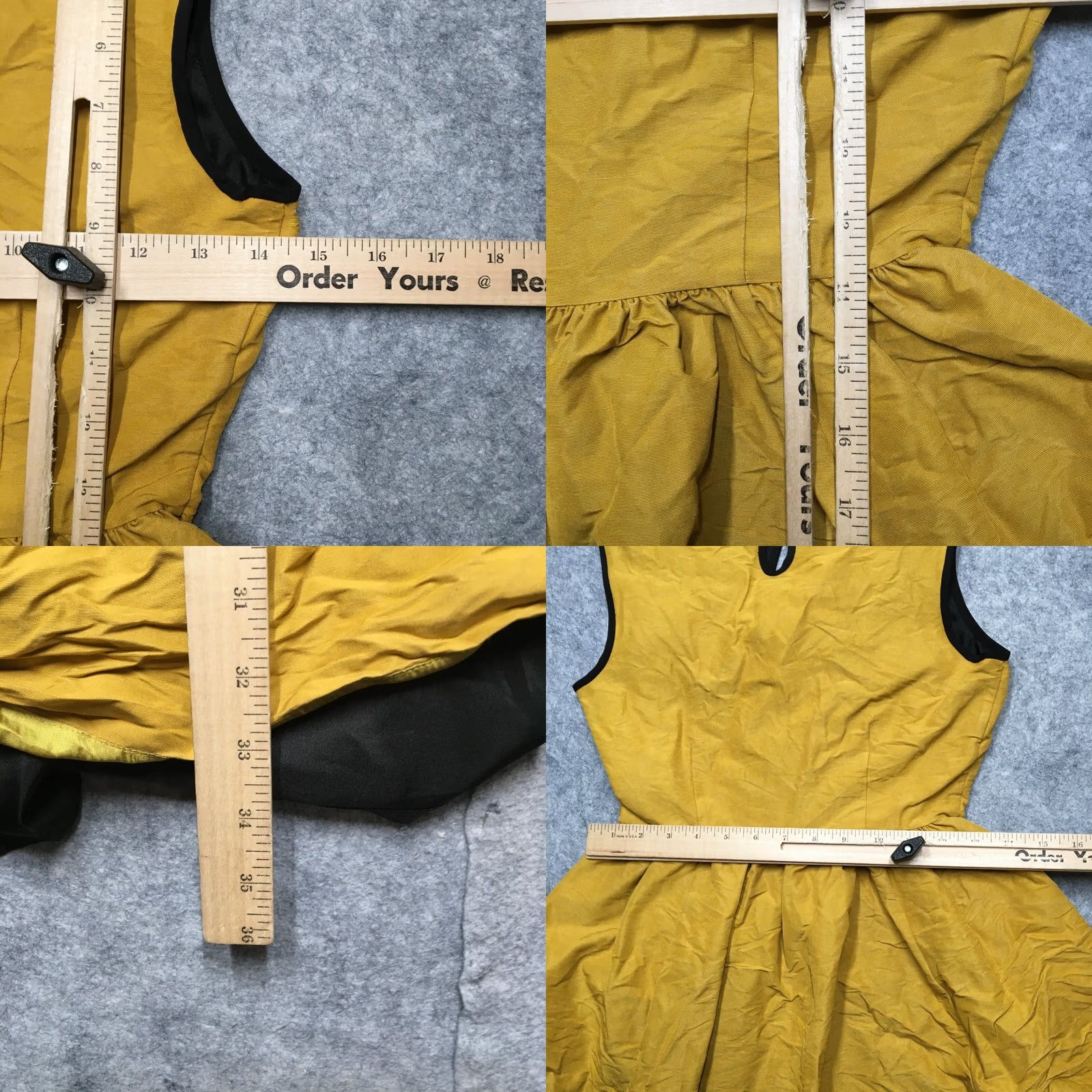 Vintage kate spade new york Silk Dress Womens 0 Yellow A-Line Dress Sleeveless Casual Vintage No Size XS / US 0-2 / IT 36-38 - 9 Thumbnail