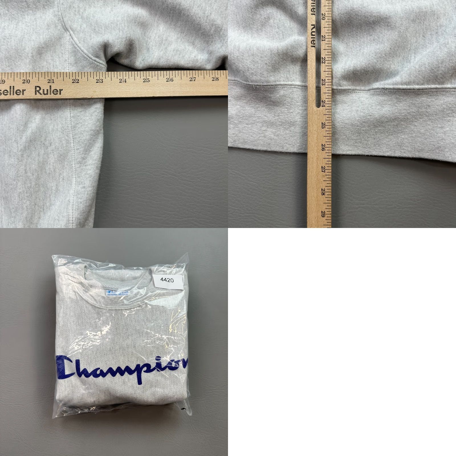 Champion Champion Reverse Weave Sweatshirt Mens Large Gray Script Logo Pullover Size US L / EU 52-54 / 3 - 9 Thumbnail