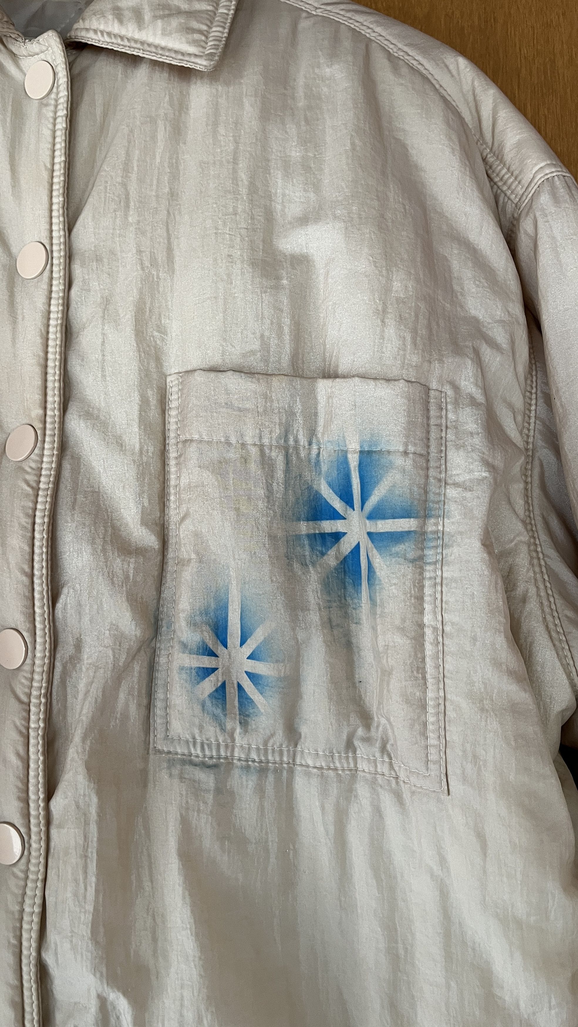 Other Custom airbrushed quilted jacket Size US S / EU 44-46 / 1 - 3 Thumbnail