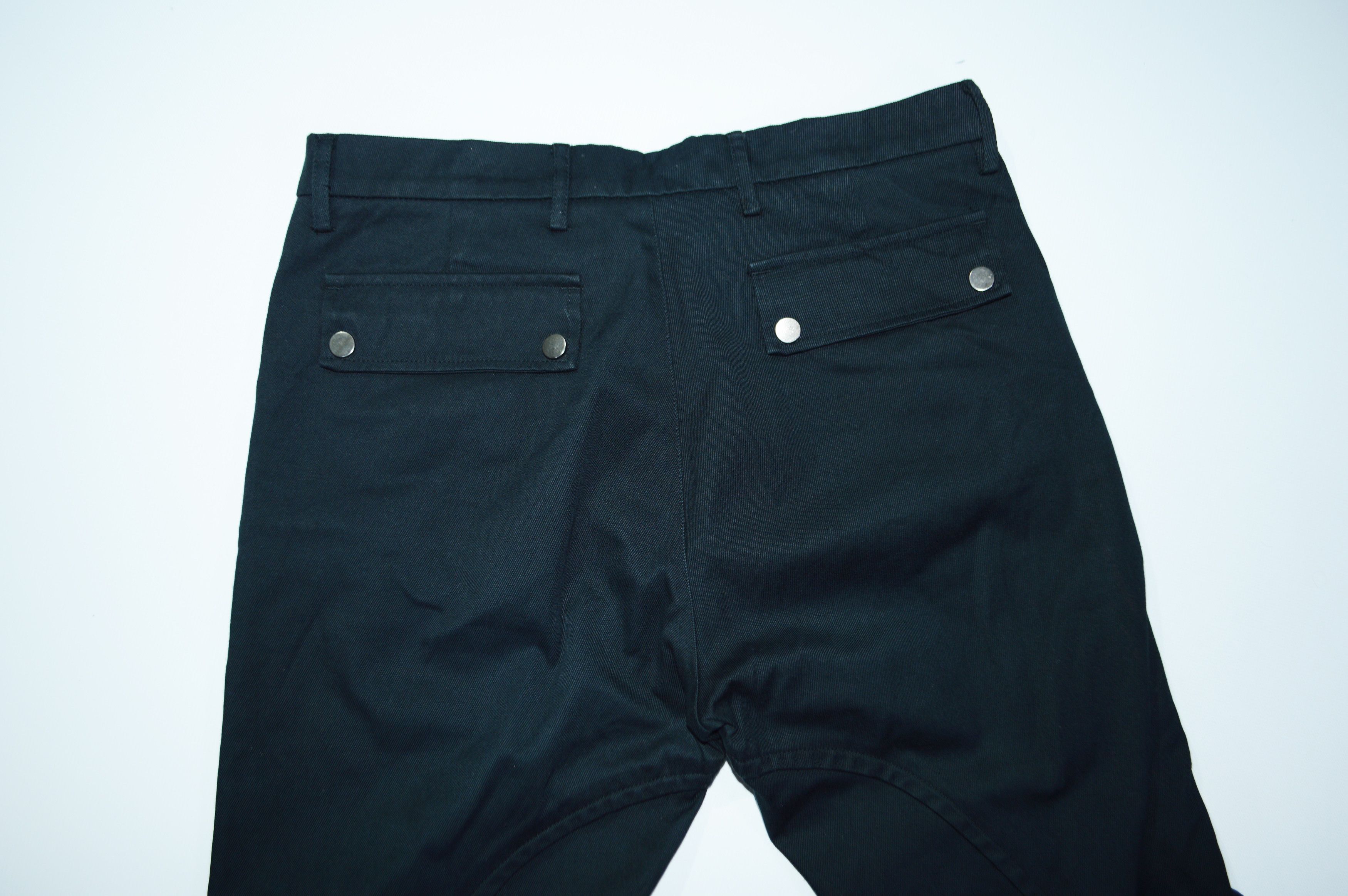 Gazzarrini Gazzarrini Uomo Black Cotton Cargo Pants Size 46 W30 L30 Size US 30 / EU 46 - 8 Thumbnail