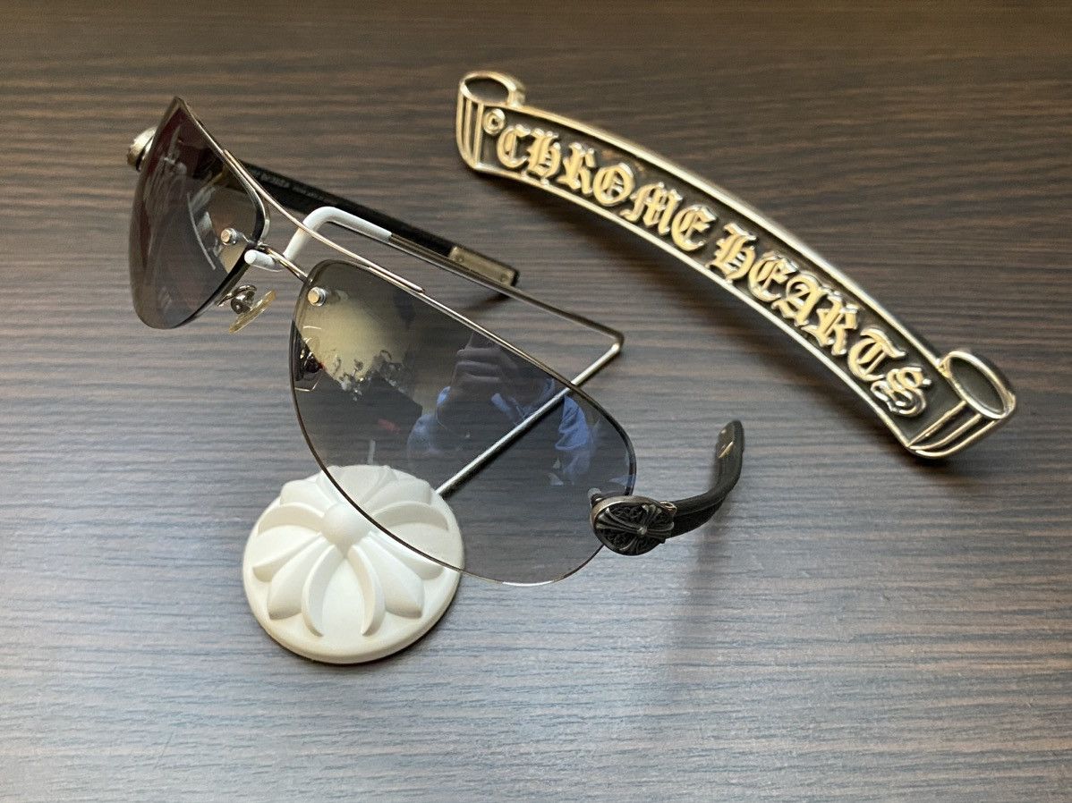 Chrome Hearts CLASSIC OVAL Chrome Hearts Sunglasses Size ONE SIZE - 1 Thumbnail