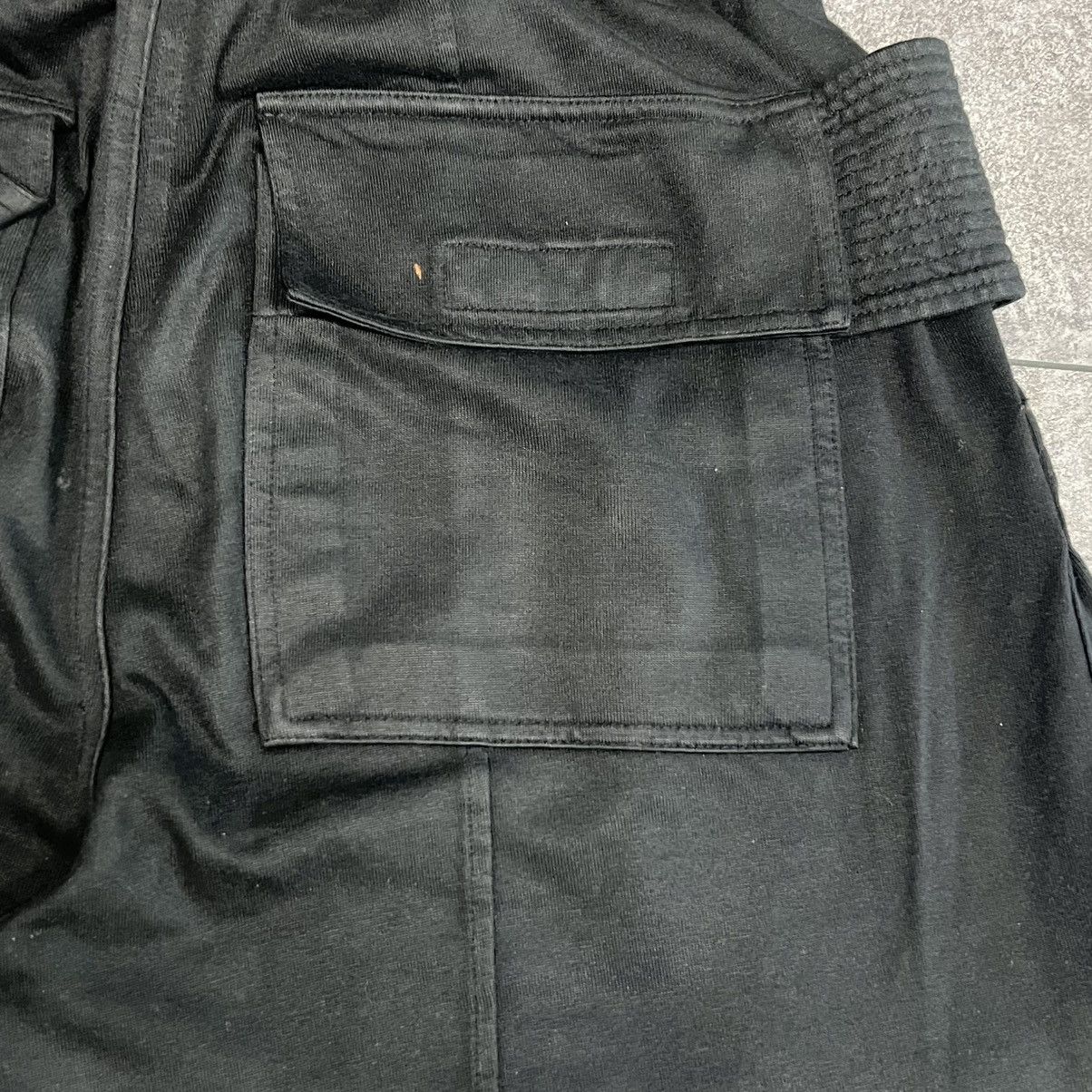 Rick Owens Drkshdw Rick Owens DRKSHDW Creatch Cargo Drawstring Pants Black Size US 36 / EU 52 - 7 Thumbnail