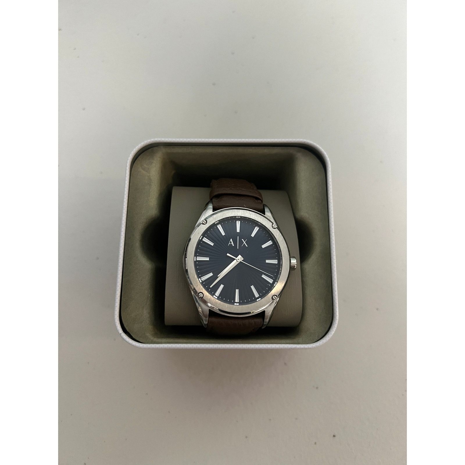 Armani Armani Exchange AX2804 Fitz Men's Watch With Blue Dial Size ONE SIZE - 1 Thumbnail