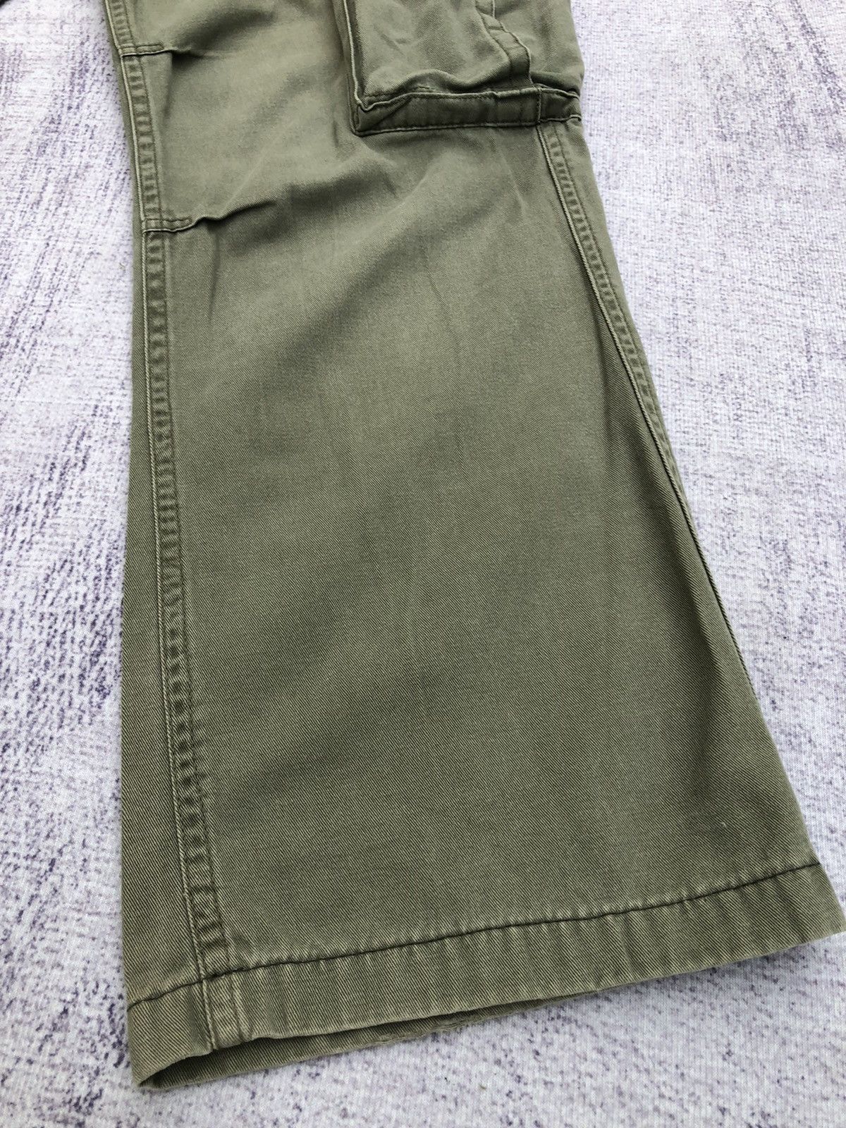 Japanese Brand Cargo Green Anti Label Multipocket Tactical Pants W29 Size US 29 - 4 Thumbnail
