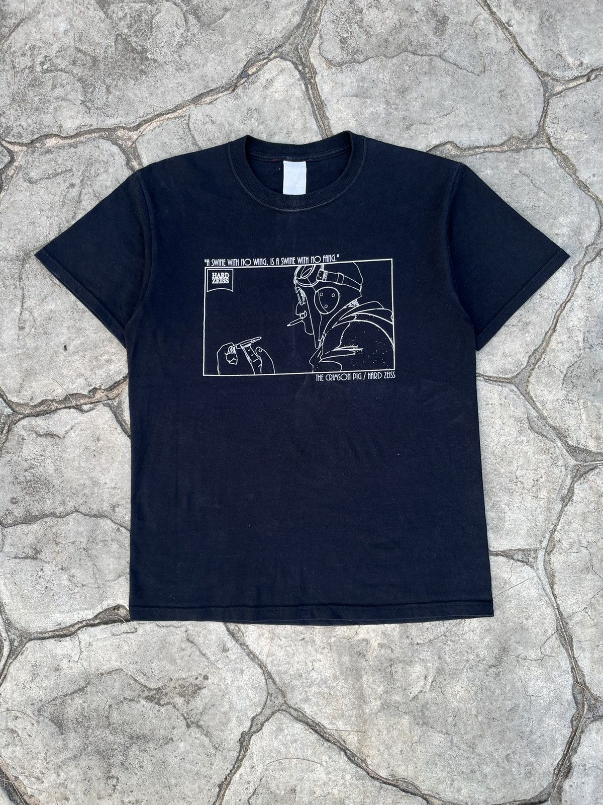 Band Tees × Vintage 00S PORCO ROSSO ANIME TEE Size US M / EU 48-50 / 2 - 1 Thumbnail