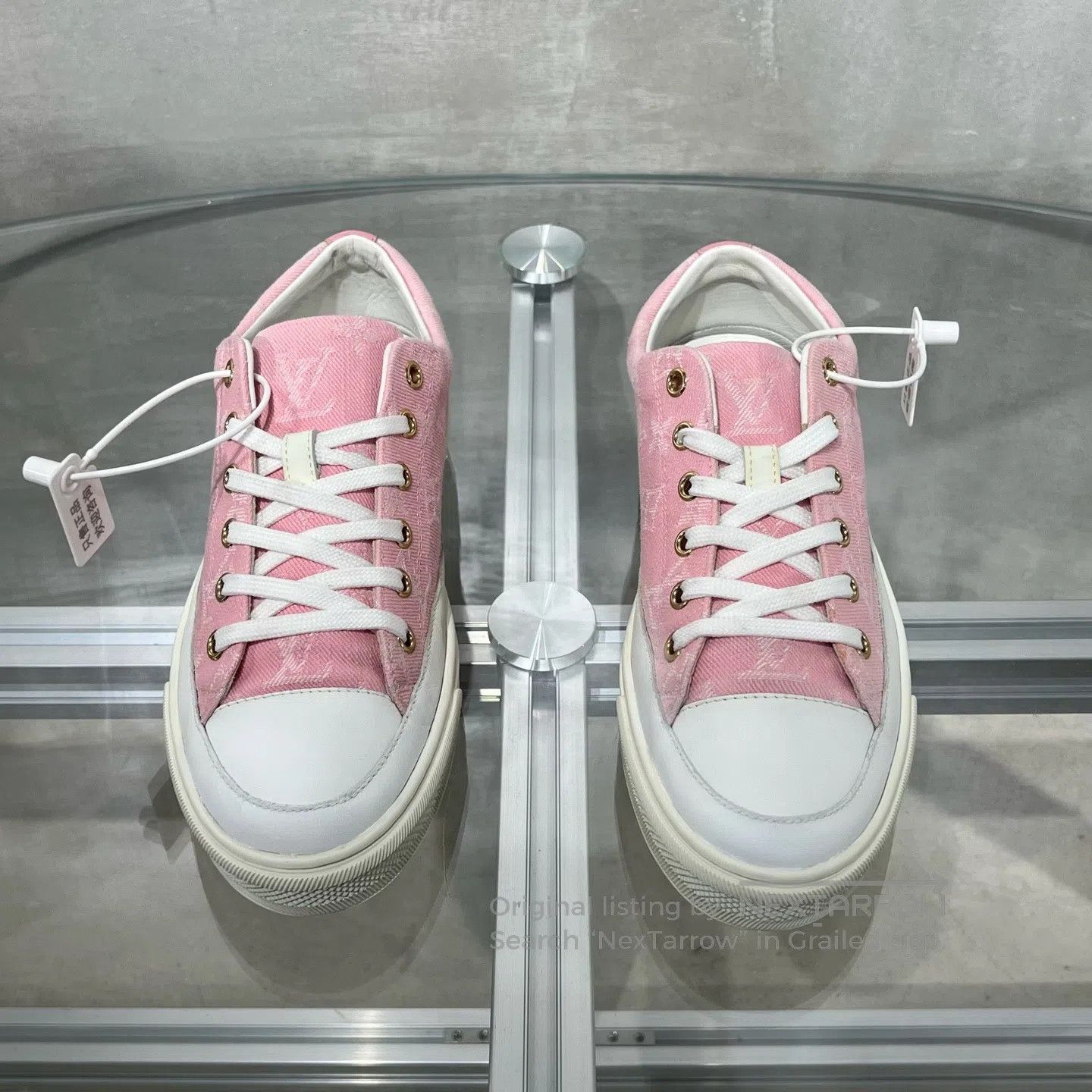 Louis Vuitton Louis Vuitton Man Yi Canvas Shoes Pink Size US 5.5 / IT 35.5 - 2 Thumbnail
