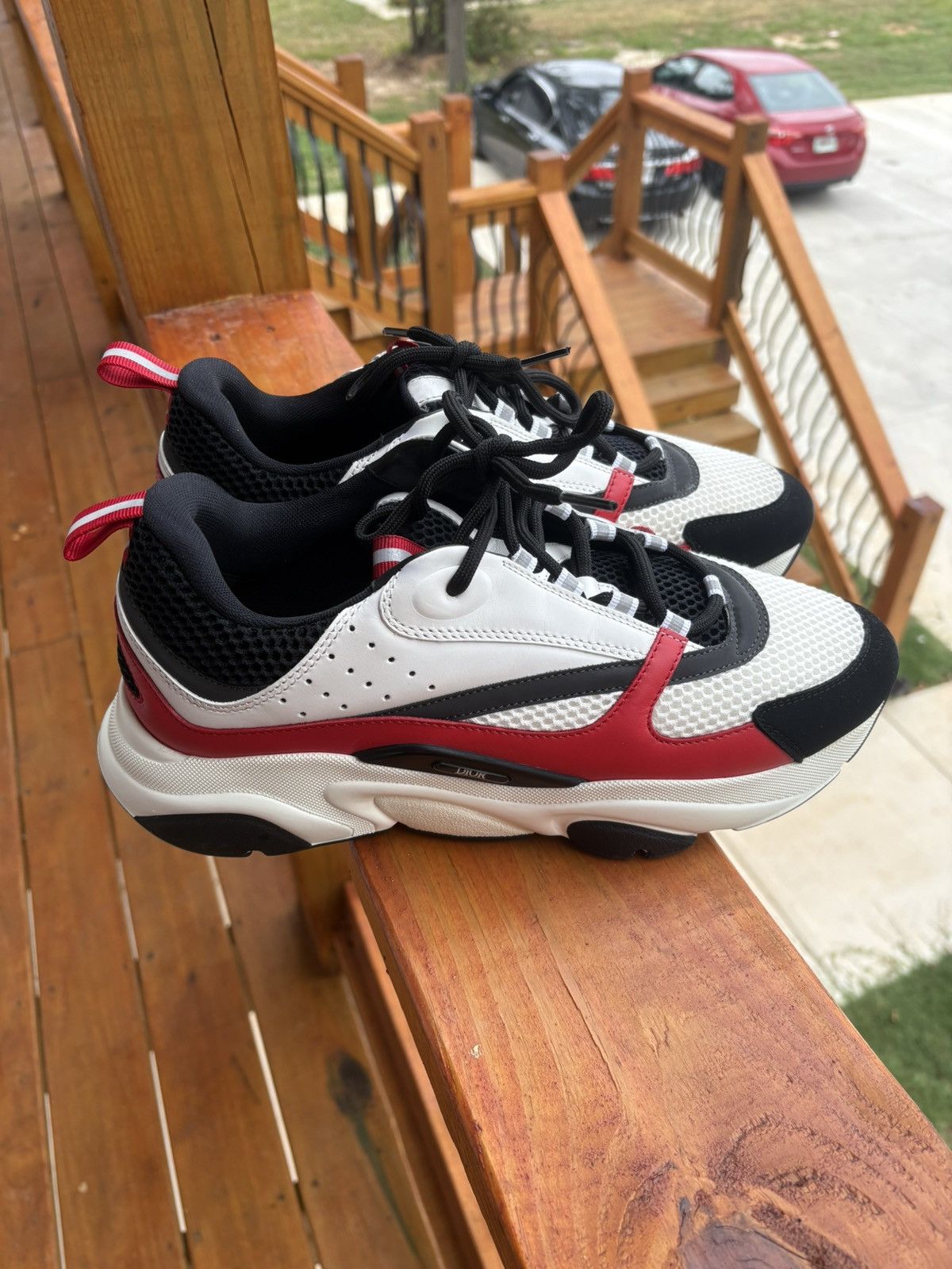 Dior Dior B22 Red/White Size US 13 / EU 46 - 6 Thumbnail
