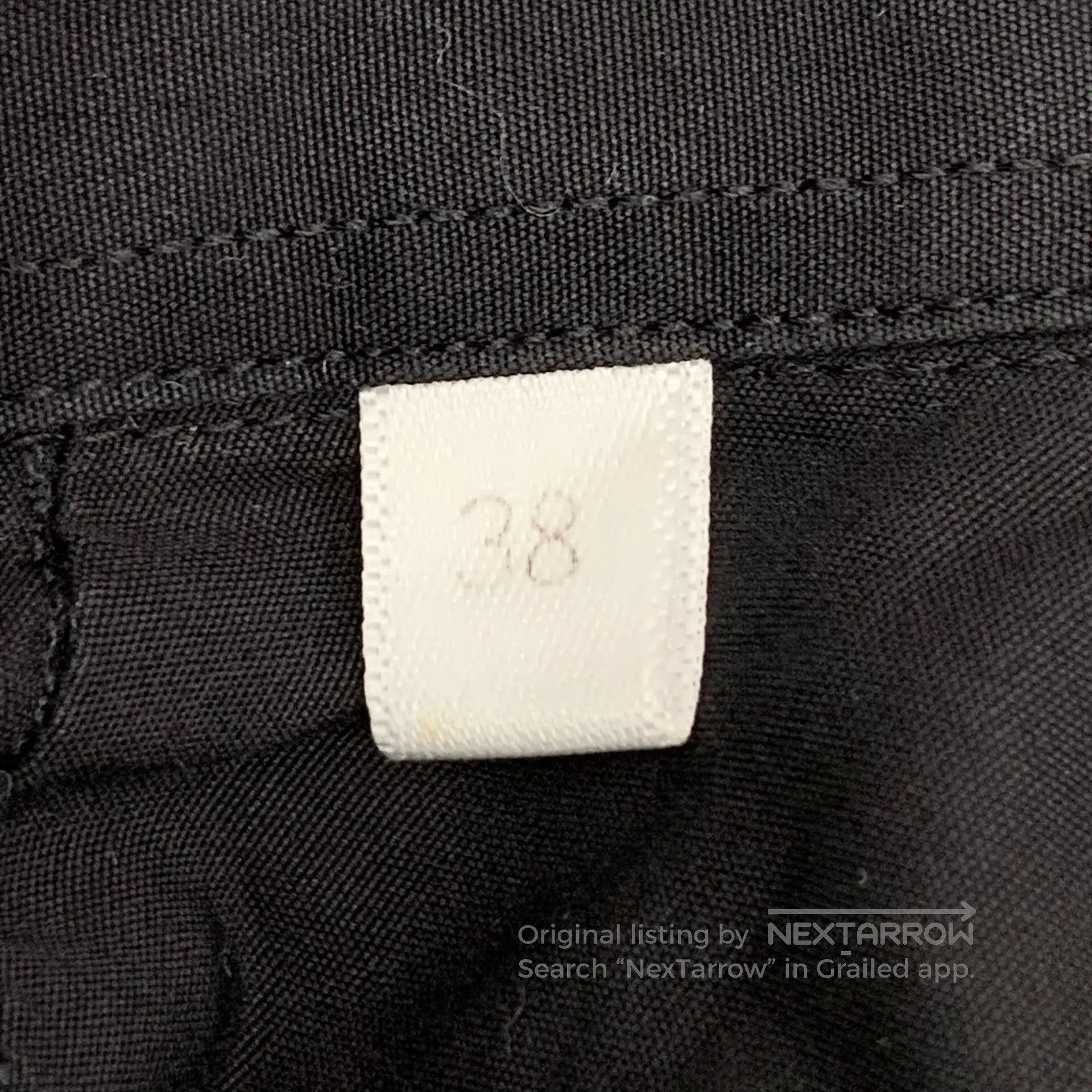 Giorgio Armani Giorgio Armani Black Logo Letter Printed Cotton Lapel Long Size XS / US 0-2 / IT 36-38 - 7 Thumbnail