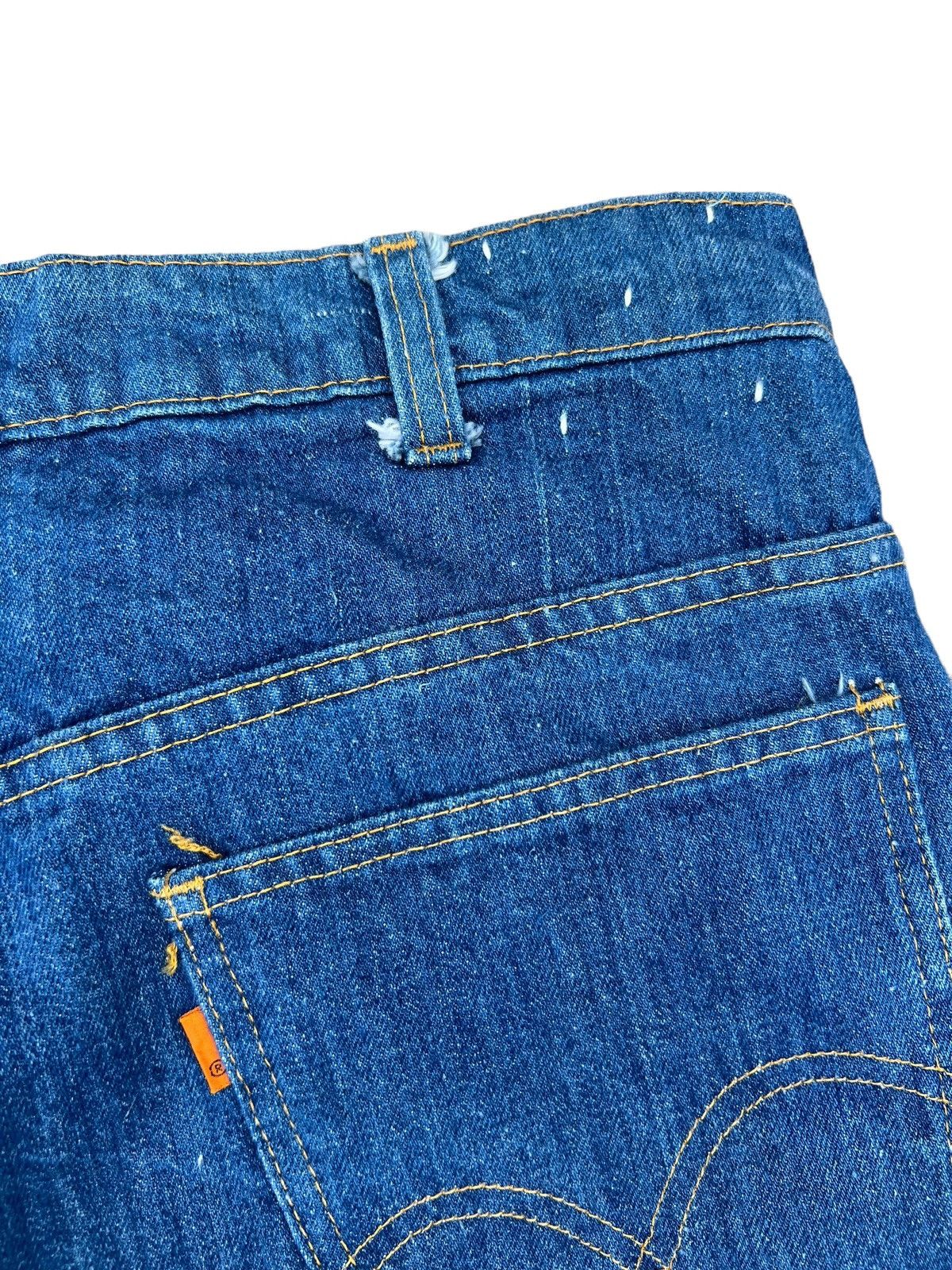 Levi's RARE! Vintage 70s Levi’s 646 Orange Tab Denim Bootcut Jeans Size US 33 - 18 Thumbnail