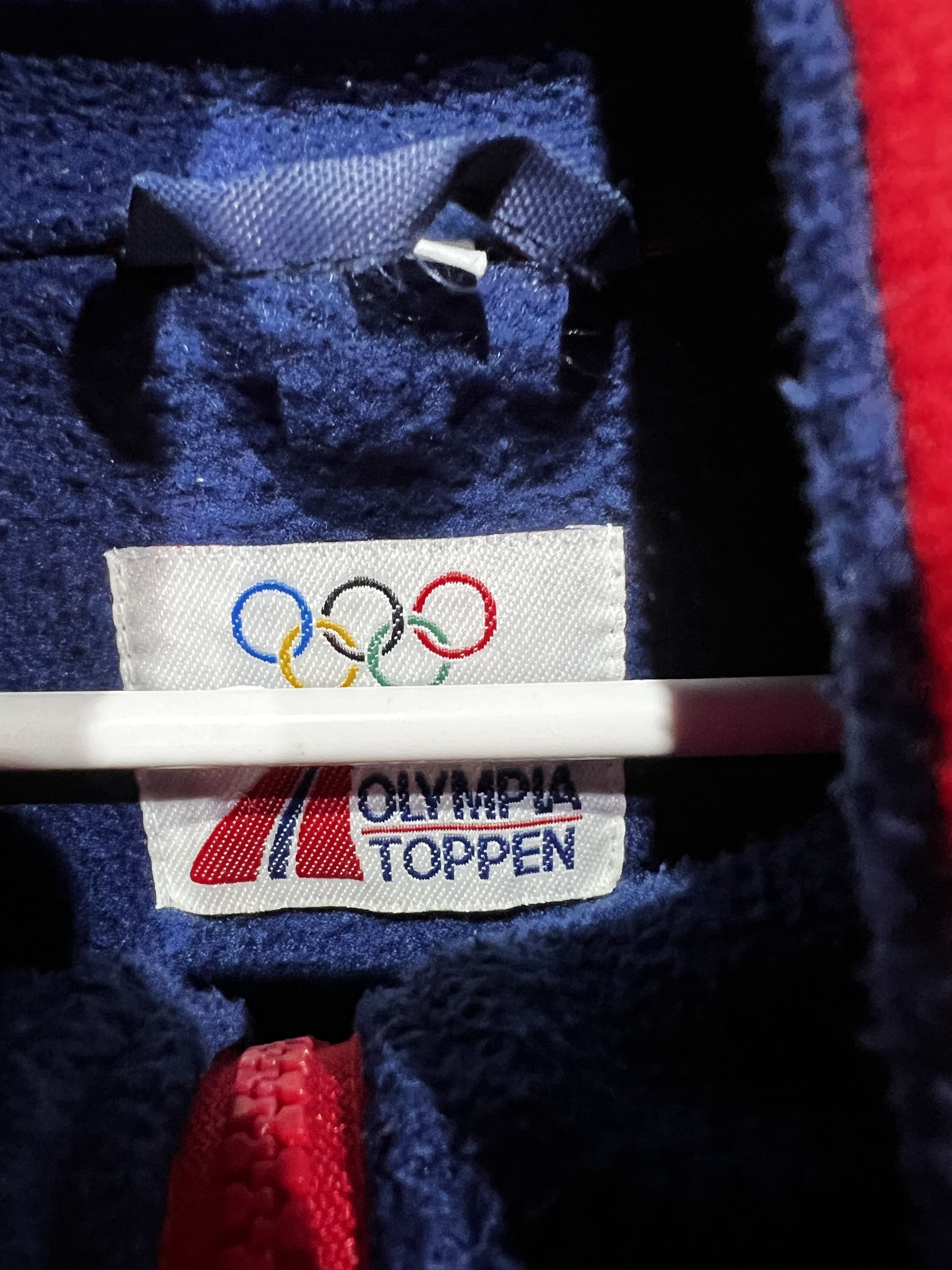 Vintage 90s Fleece Olympia toppen vintage jacket pullover size XL Size US XL / EU 56 / 4 - 3 Thumbnail