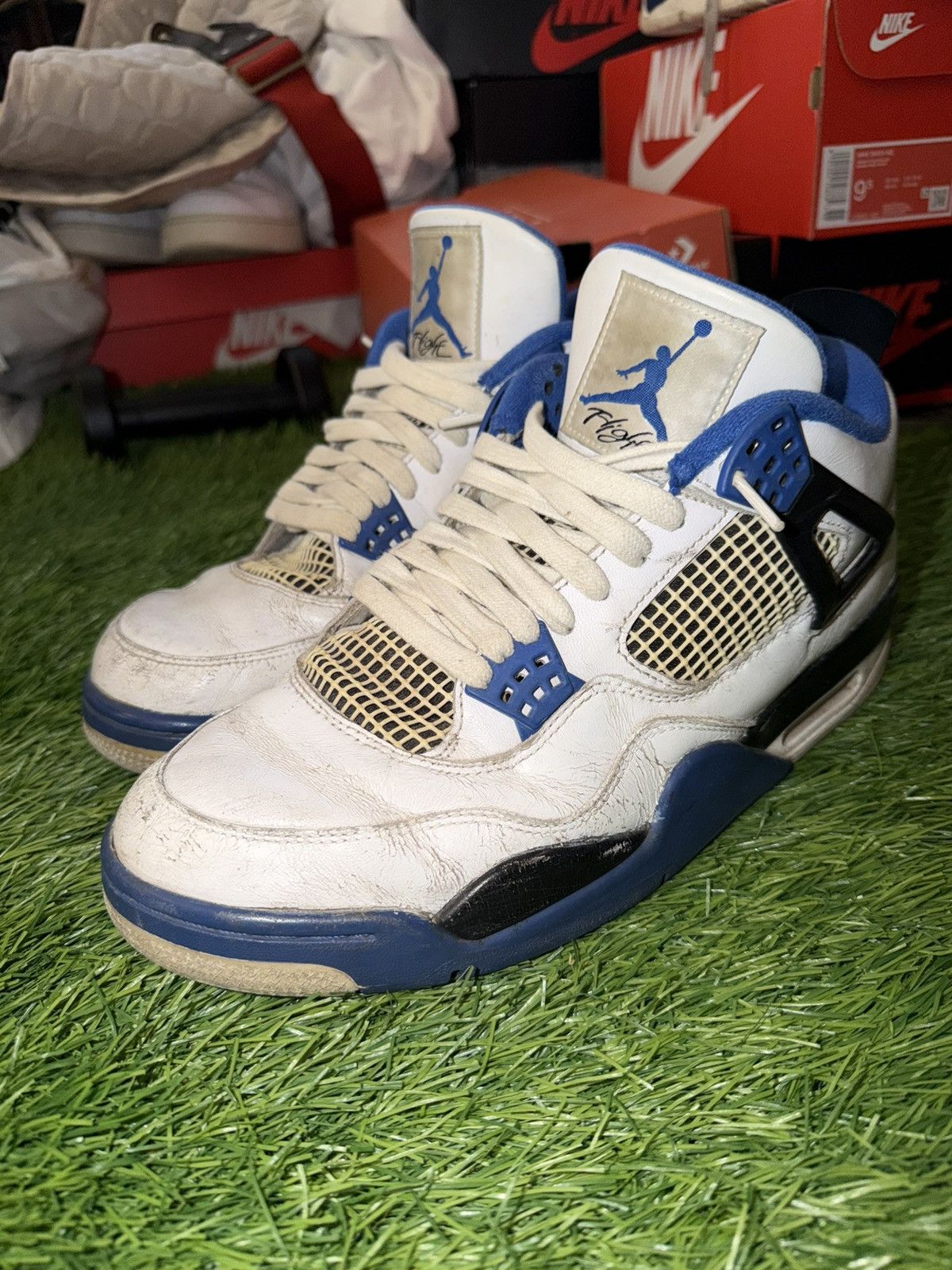 Jordan Brand Air Jordan 4 Retro 'Motorsports' Sneakers Size US 10.5 / EU 43-44 - 3 Thumbnail
