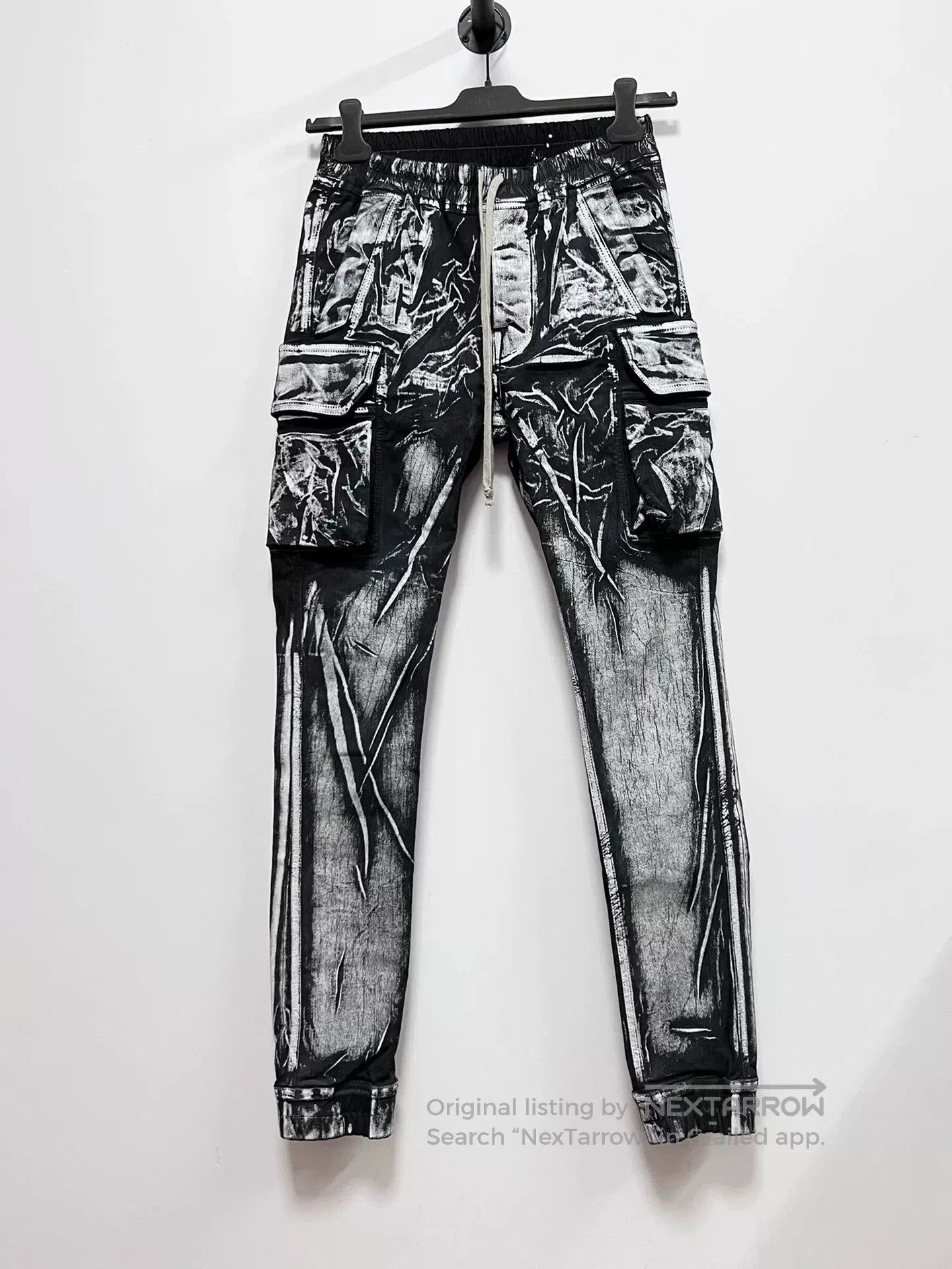 Rick Owens Rick Owens Black Denim Cargo Pants. Size US 36 / EU 52 - 1 Thumbnail